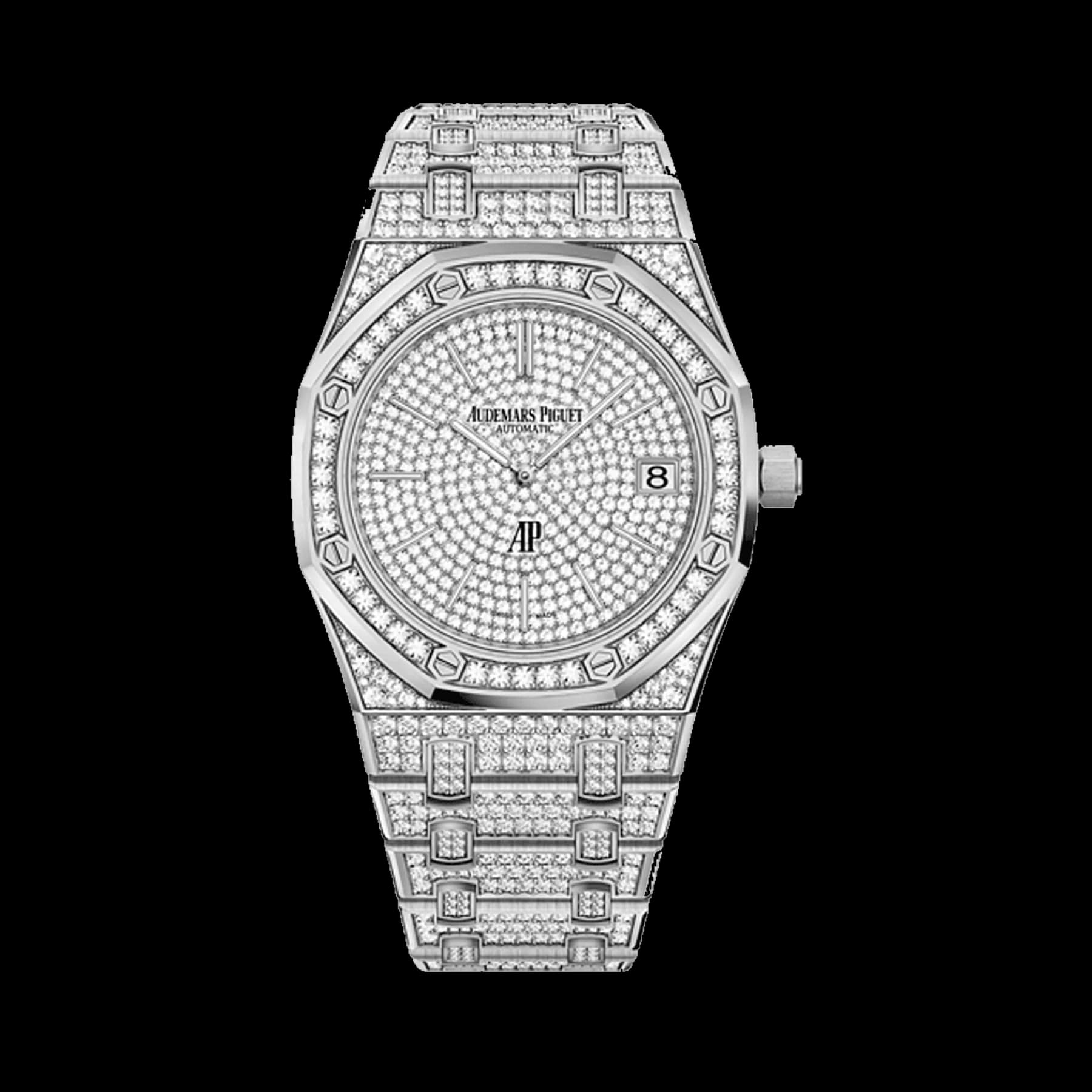 Audemars Piguet Royal Oak 15202BC.ZZ.1241BC.01 'Jumbo' Extra-Thin Diamond Set Limited Edition