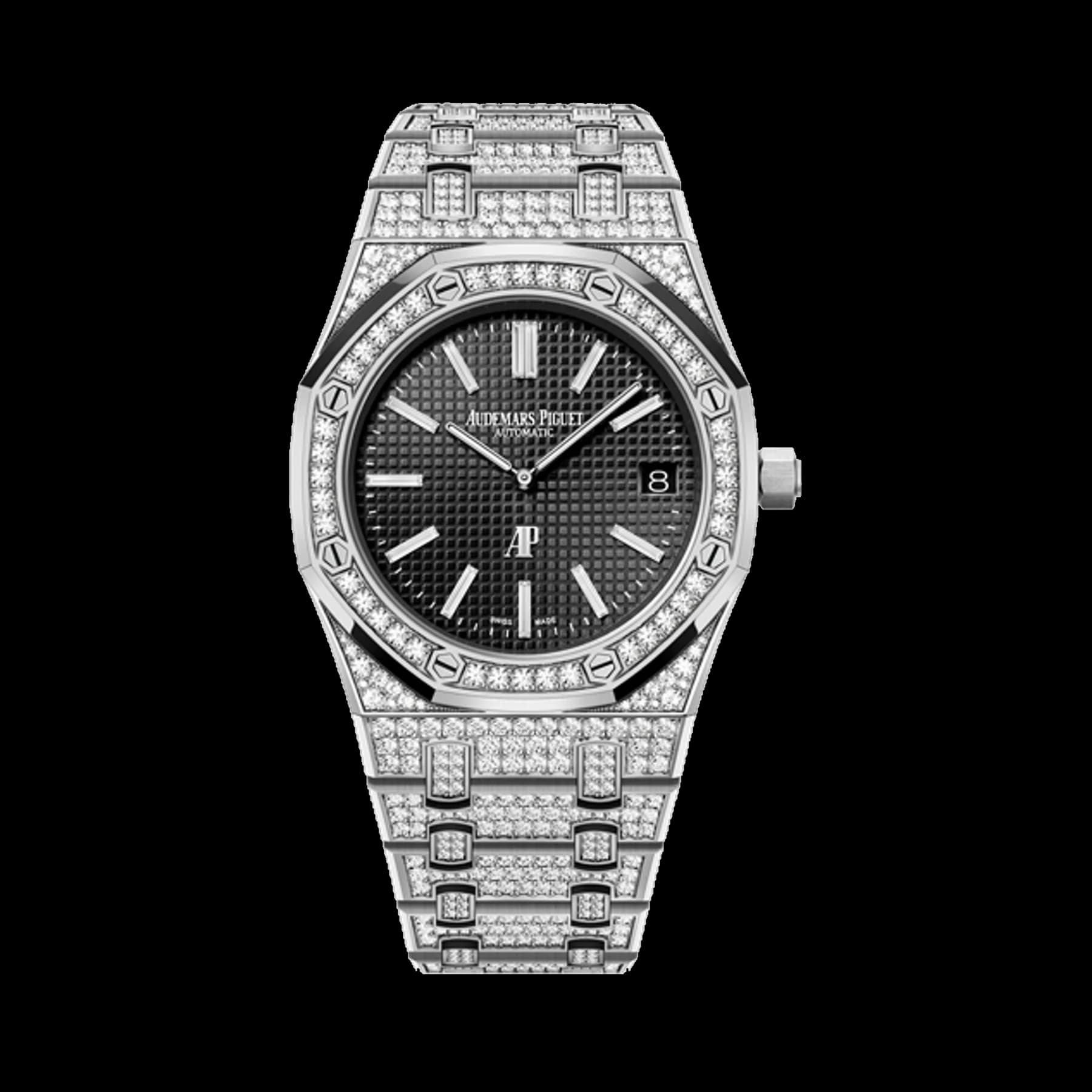 Audemars Piguet Royal Oak 15202BC.ZZ.1241BC.03 “Jumbo” Extra-Thin 18-carat white gold