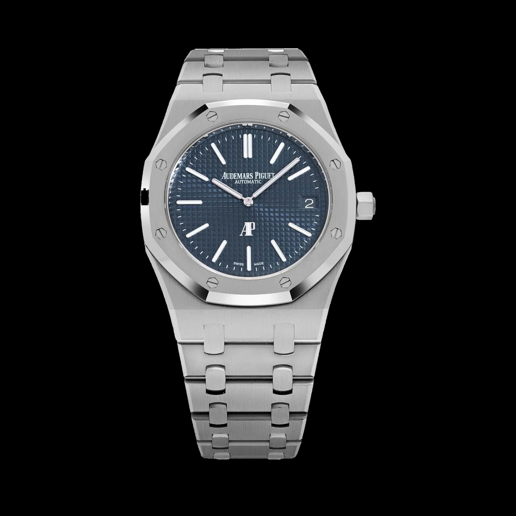 Audemars Piguet Royal Oak 15202ST.OO.1240ST.01 'Jumbo' Extra-Thin Stainless Steel Blue Dial