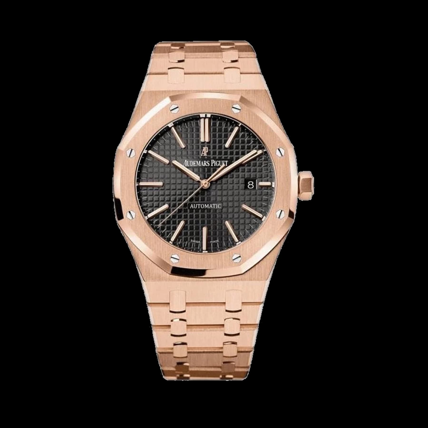 Audemars Piguet Royal Oak Selfwinding 15400OR.OO.1220OR.01 Rose Gold Black Dial