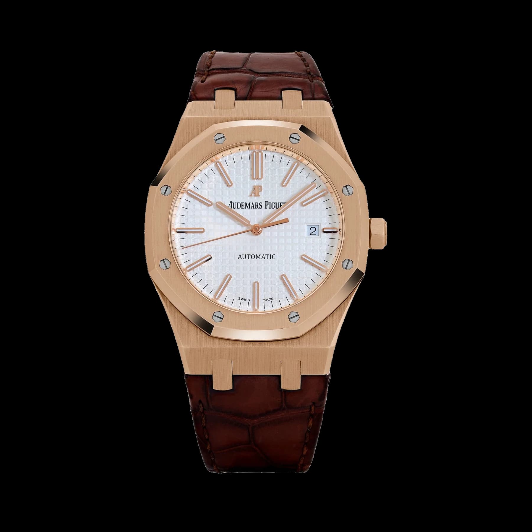 Audemars Piguet Royal Oak 15400OR.OO.D088CR.01 Selfwinding Rose Gold Silver Dial
