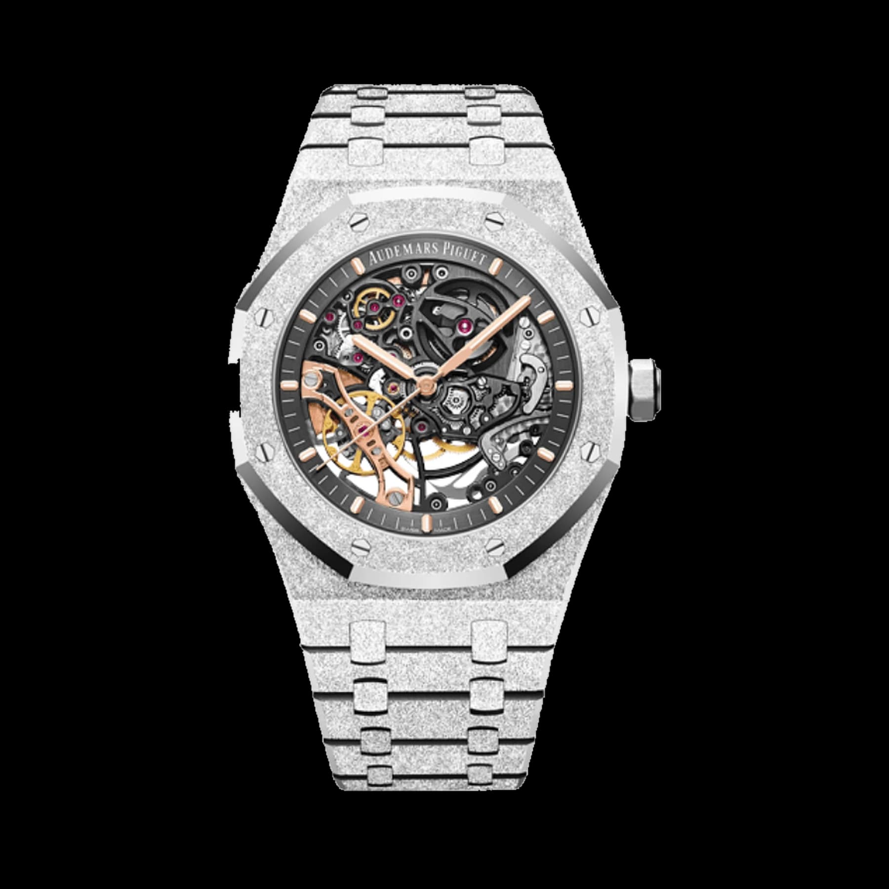 Audemars Piguet Royal Oak 15407BC.GG.1224BC.01 Double Balance Wheel Frosted Gold
