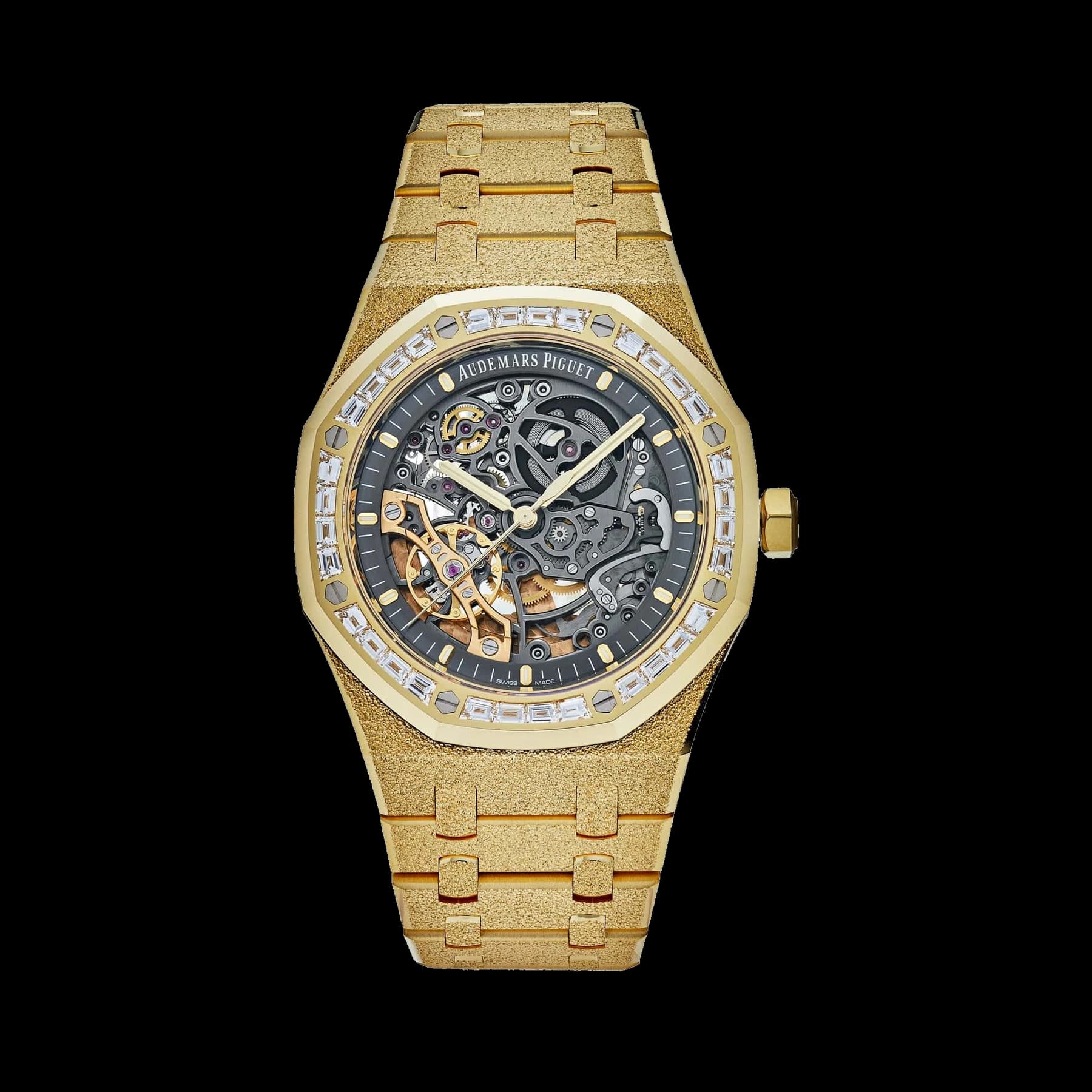 Audemars Piguet Royal Oak 15412BA.ZG.1224BA.01 Double Balance Wheel Frosted-Openworked Yellow Gold (2022)