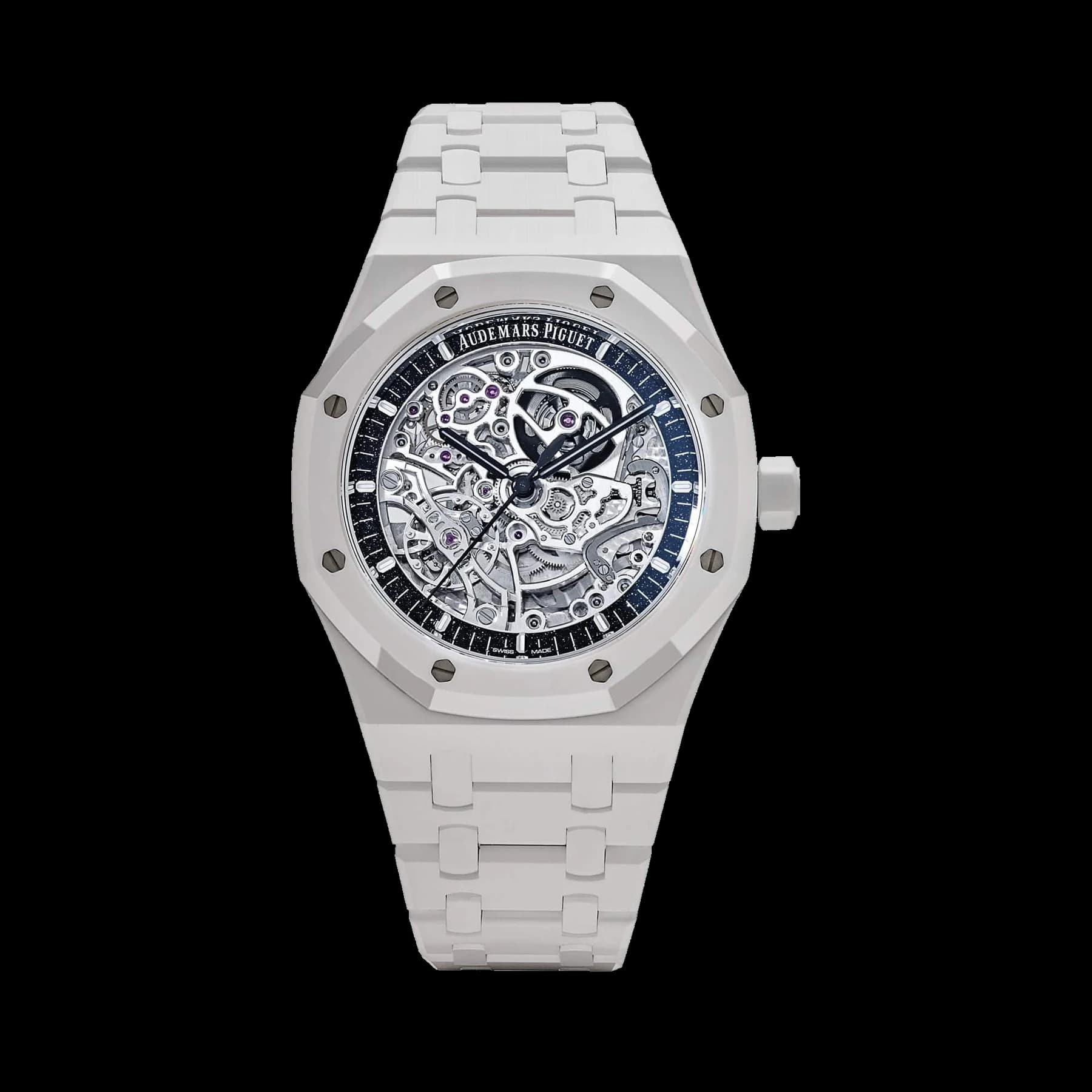 Audemars Piguet Royal Oak 15416CB.OO.1225CB.01 'Middle East Edition' Double Balance Wheel Openworked White Ceramic Limited Edition of 30