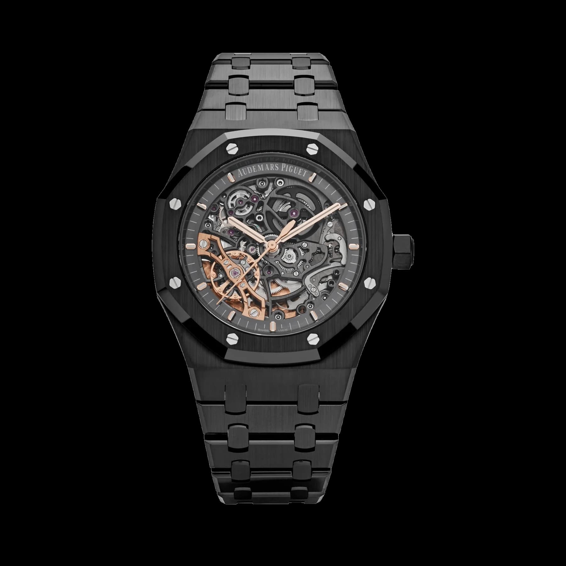Audemars Piguet Royal Oak 15416CE.OO.1225CE.01 Double Balance Wheel Openworked Black Ceramic