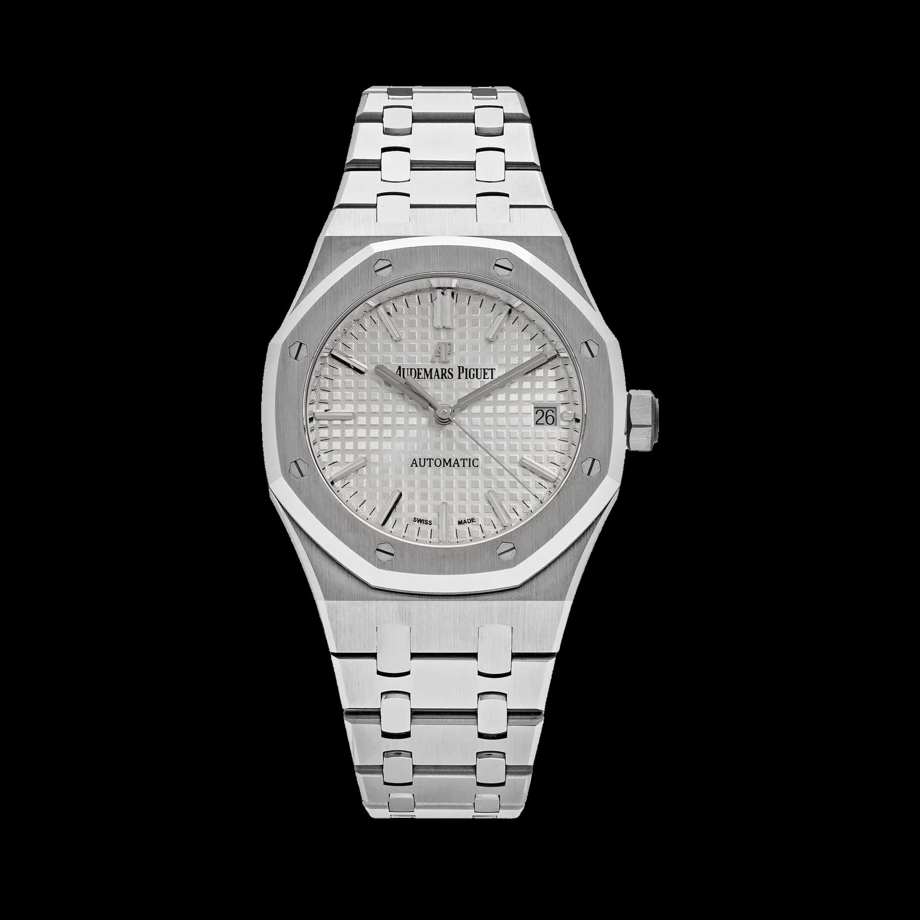 Audemars Piguet Royal Oak 15450ST.OO.1256ST.01.A Selfwinding Stainless Steel White Dial