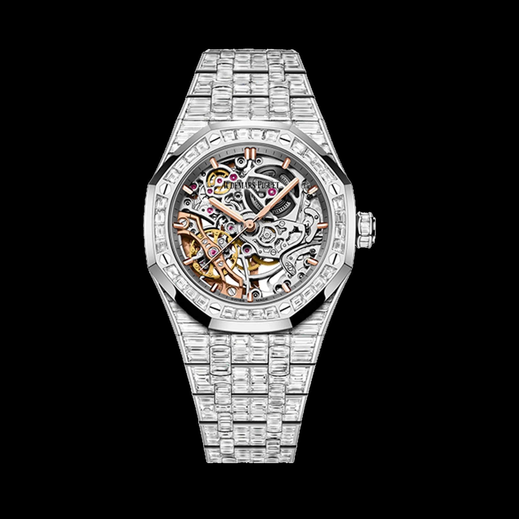 Audemars Piguet Royal Oak 15469BC.ZZ.1260BC.01-A Double Balance Wheel Openworked 18-carat white gold