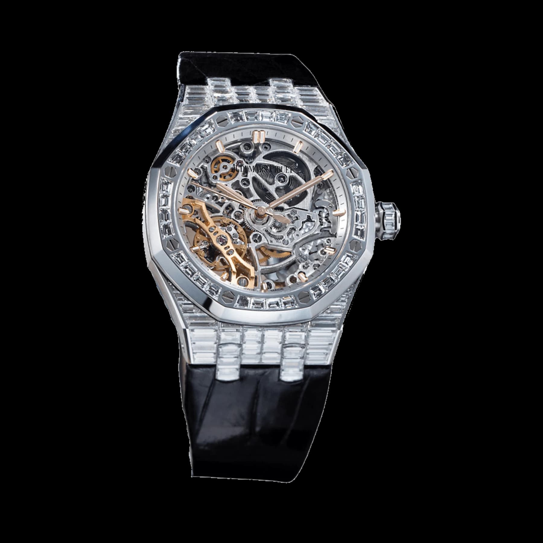 Audemars Piguet Royal Oak 15469BC.ZZ.D001CR.01 'High Jewelry' Double Balance Wheel