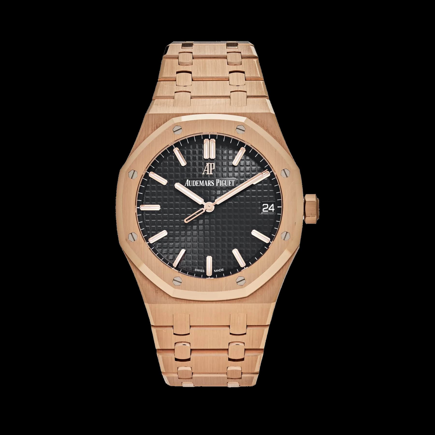 Audemars Piguet Royal Oak 15500OR.OO.1220OR.01 Selfwinding Rose Gold Black Dial