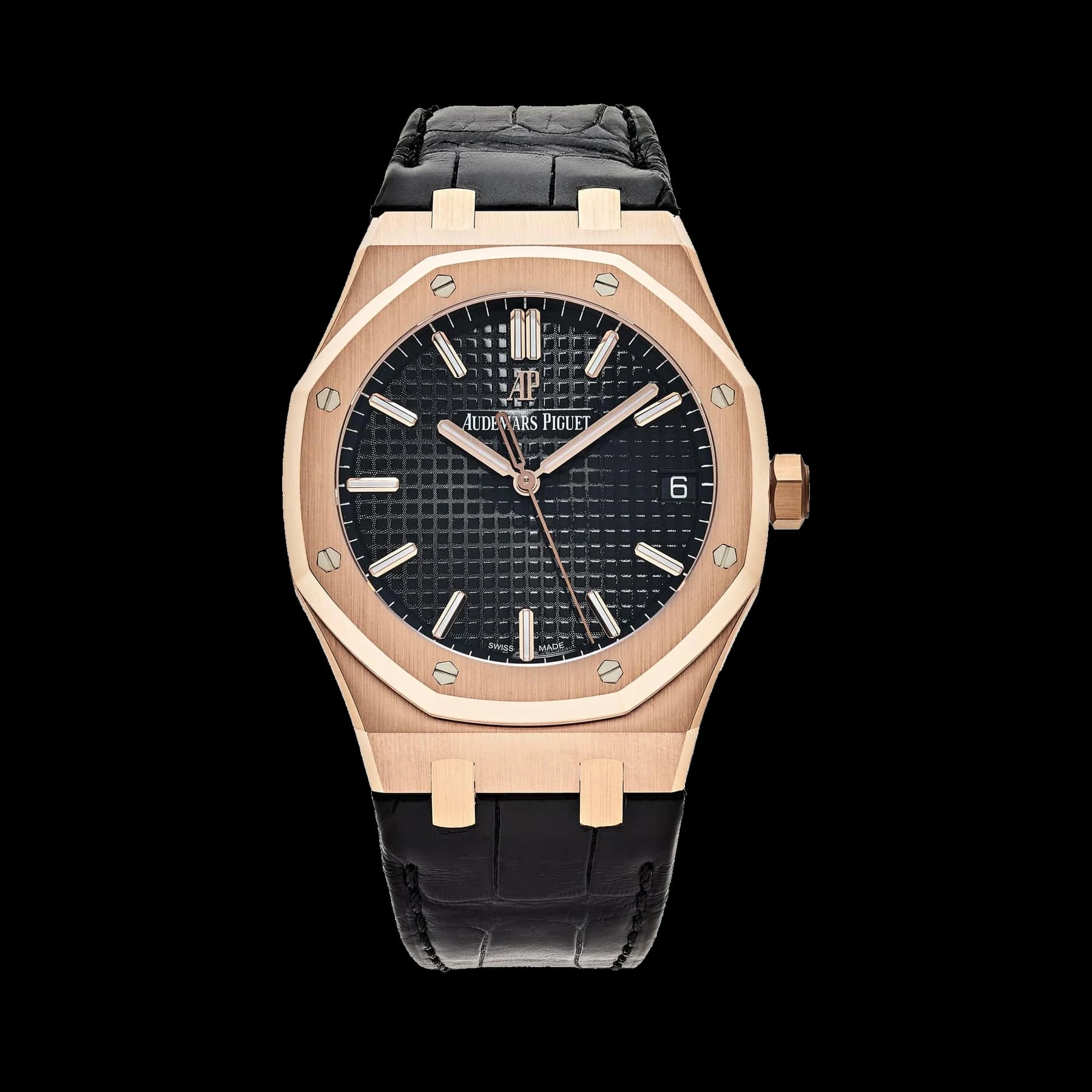 Audemars Piguet Royal Oak Selfwinding 15500OR.OO.D002CR.01 Rose Gold Black Dial