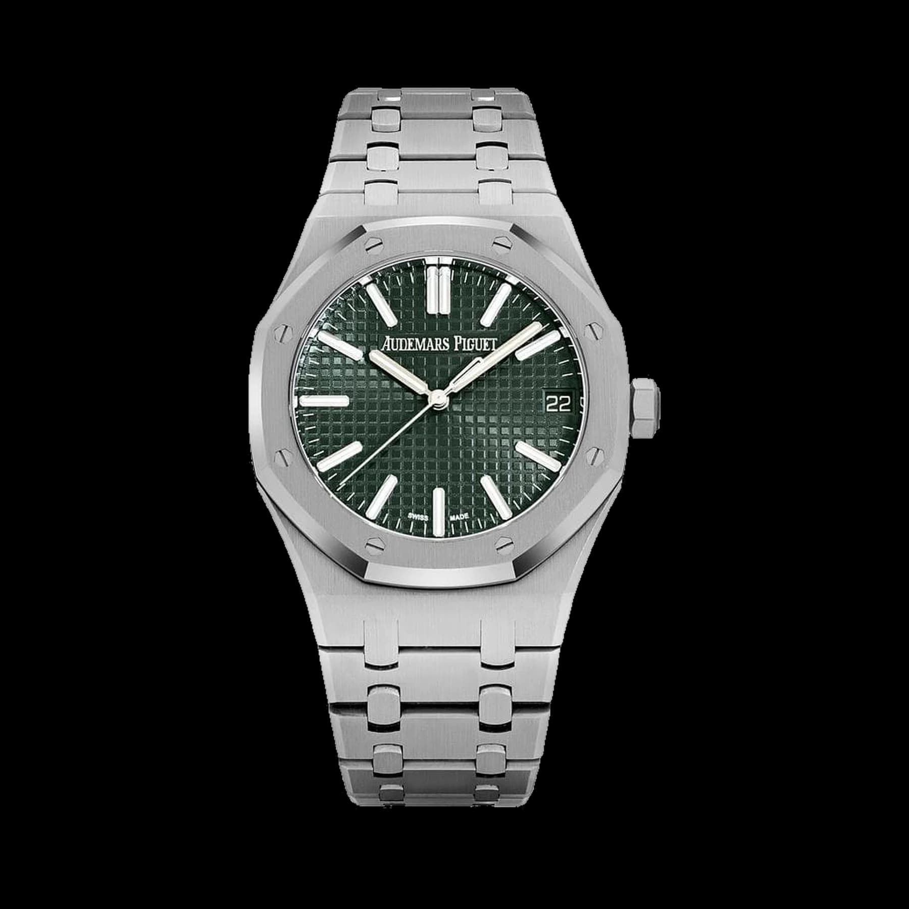 Audemars Piguet Royal Oak 15510ST.OO.1320ST.09 Stainless Steel Green Dial