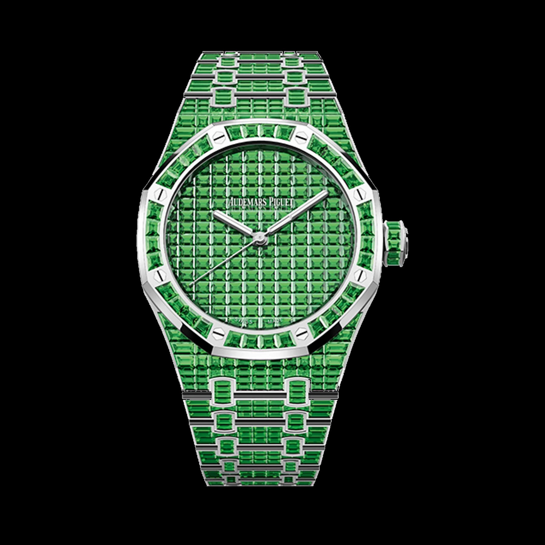Audemars Piguet Royal Oak 15514BC.TV.1284BC.01 Selfwinding Tsavorite "50ᵀᴴ Anniversary" 18-carat white gold