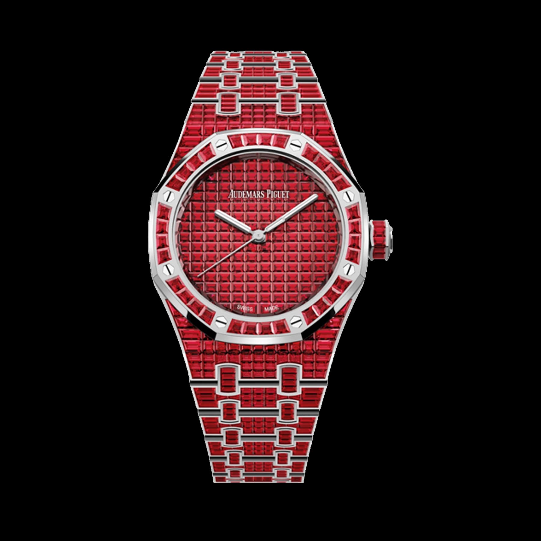 Audemars Piguet Royal Oak 15554BC.RR.1274BC.01 Selfwinding Ruby "50ᵀᴴ Anniversary" 18-carat white gold