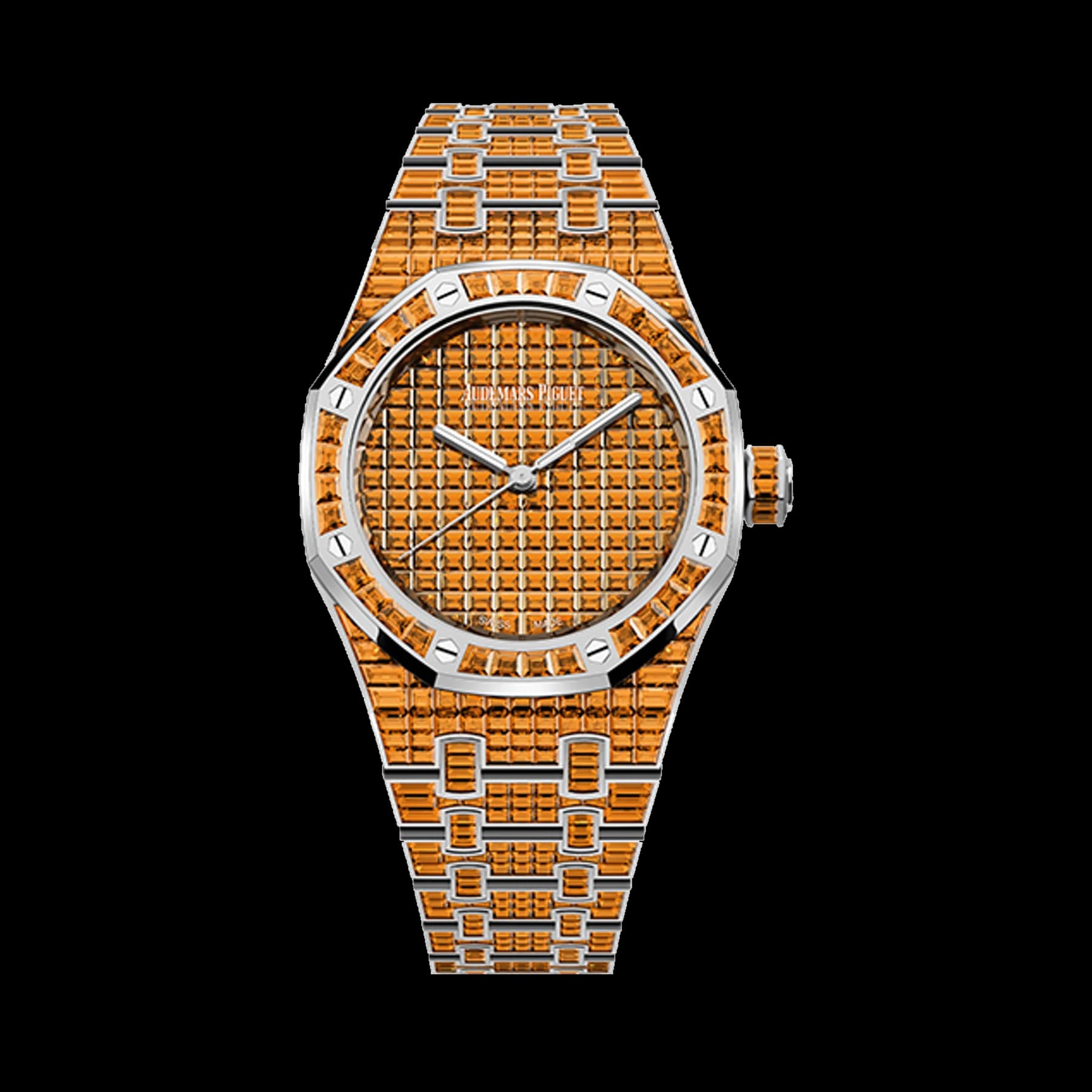 Audemars Piguet Royal Oak 15554BC.SE.1274BC.01 Selfwinding Orange Spessartite "50ᵀᴴ Anniversary" 18-carat white gold