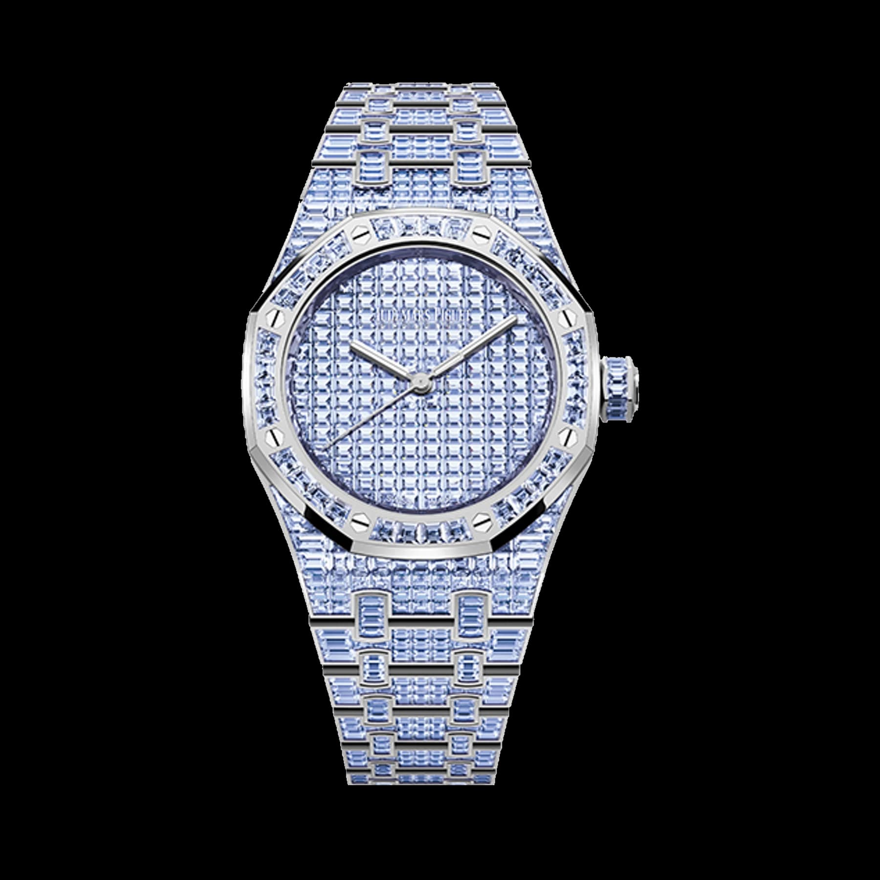 Audemars Piguet Royal Oak 15554BC.TF.1274BC.01 Selfwinding Tanzanite "50ᵀᴴ Anniversary" 18-carat white gold