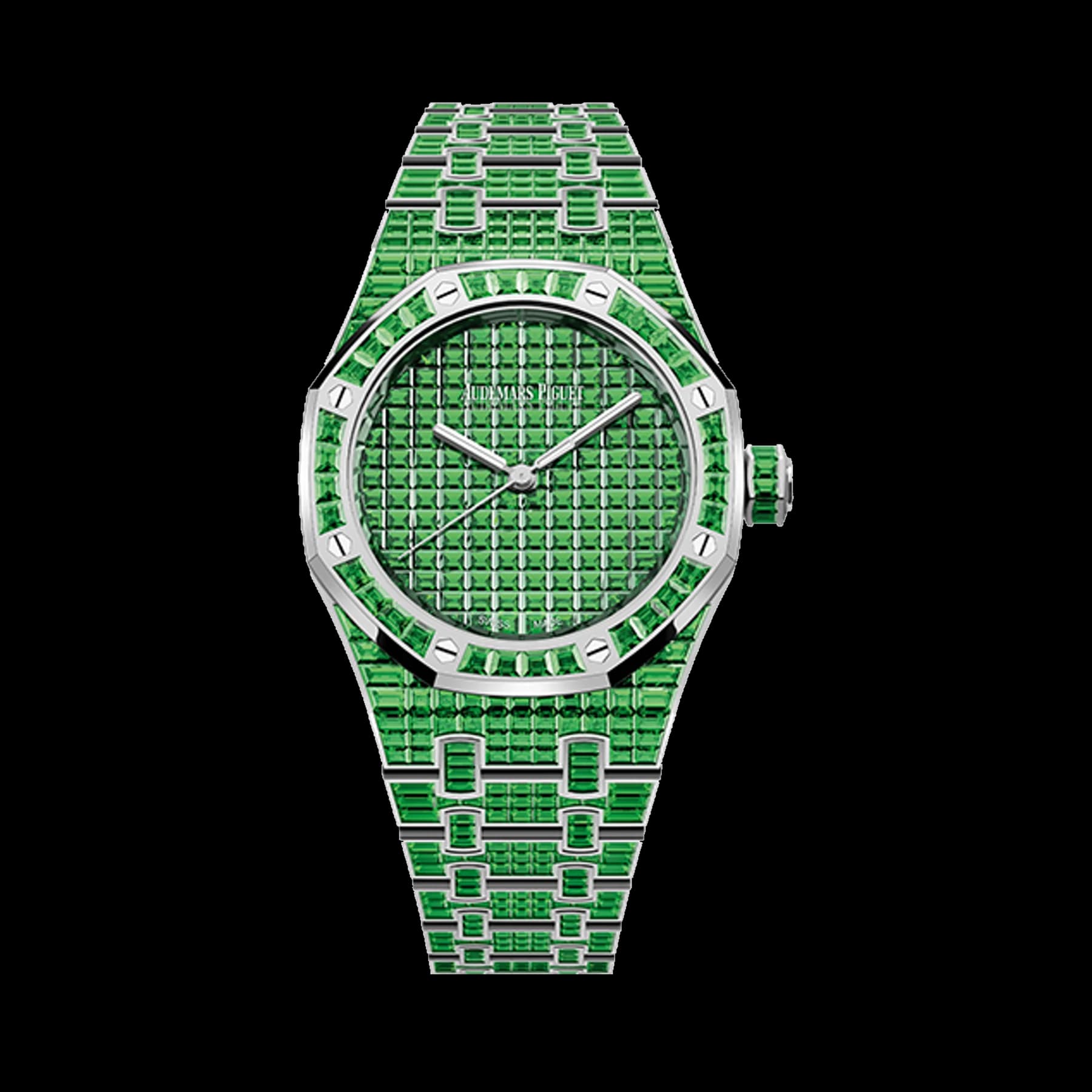 Audemars Piguet Royal Oak 15554BC.TV.1274BC.01 Selfwinding Tsavorite "50ᵀᴴ Anniversary" 18-carat white gold