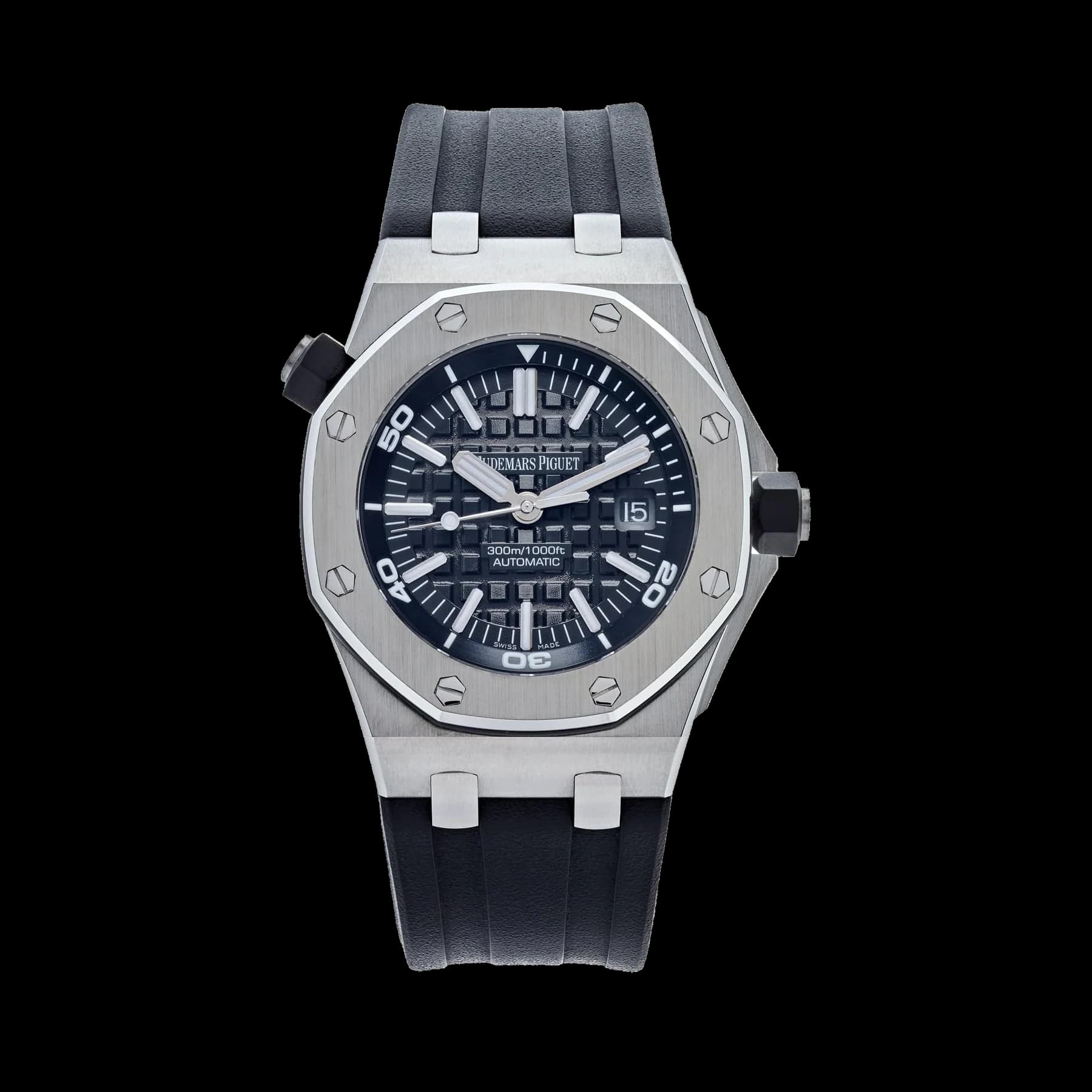 Audemars Piguet Royal Oak Offshore 15703ST.OO.A002CA.01 Diver Steel Black Dial
