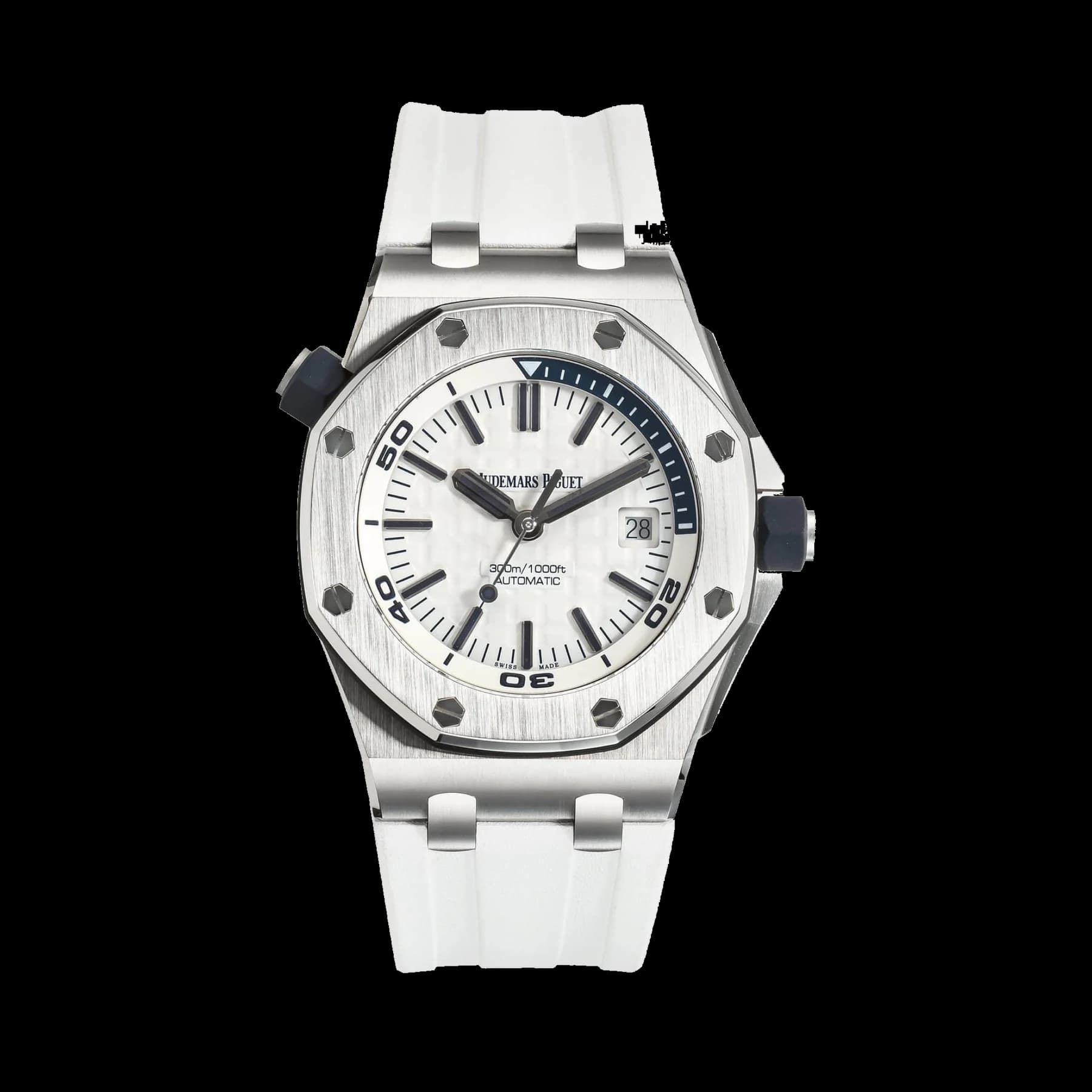Audemars Piguet Royal Oak Offshore 15710ST.OO.A010CA.01 Diver Stainless Steel White Dial