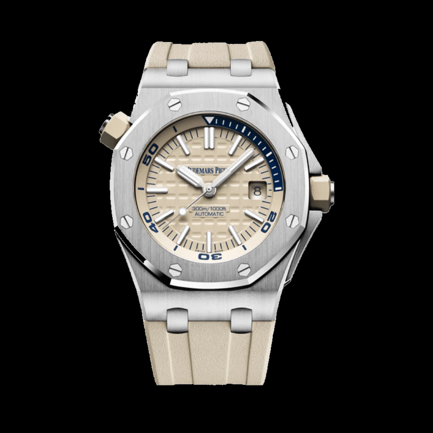 Audemars Piguet Royal Oak Offshore 15710ST.OO.A085CA.01 Diver Stainless Steel Beige Dial