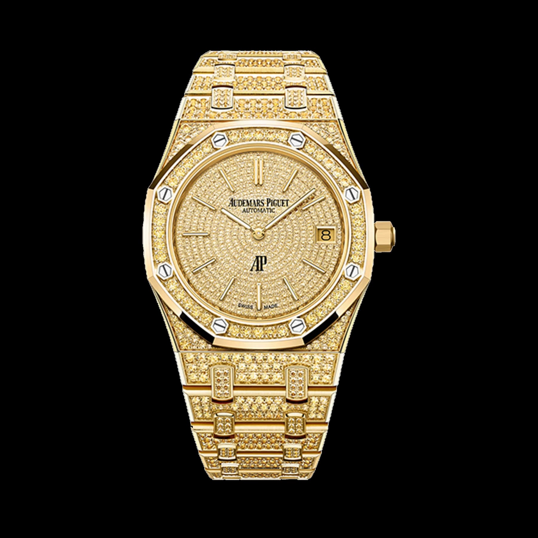 Audemars Piguet Royal Oak 16202BA.HH.1241BA.01 “Jumbo” Extra-Thin 18-carat yellow gold