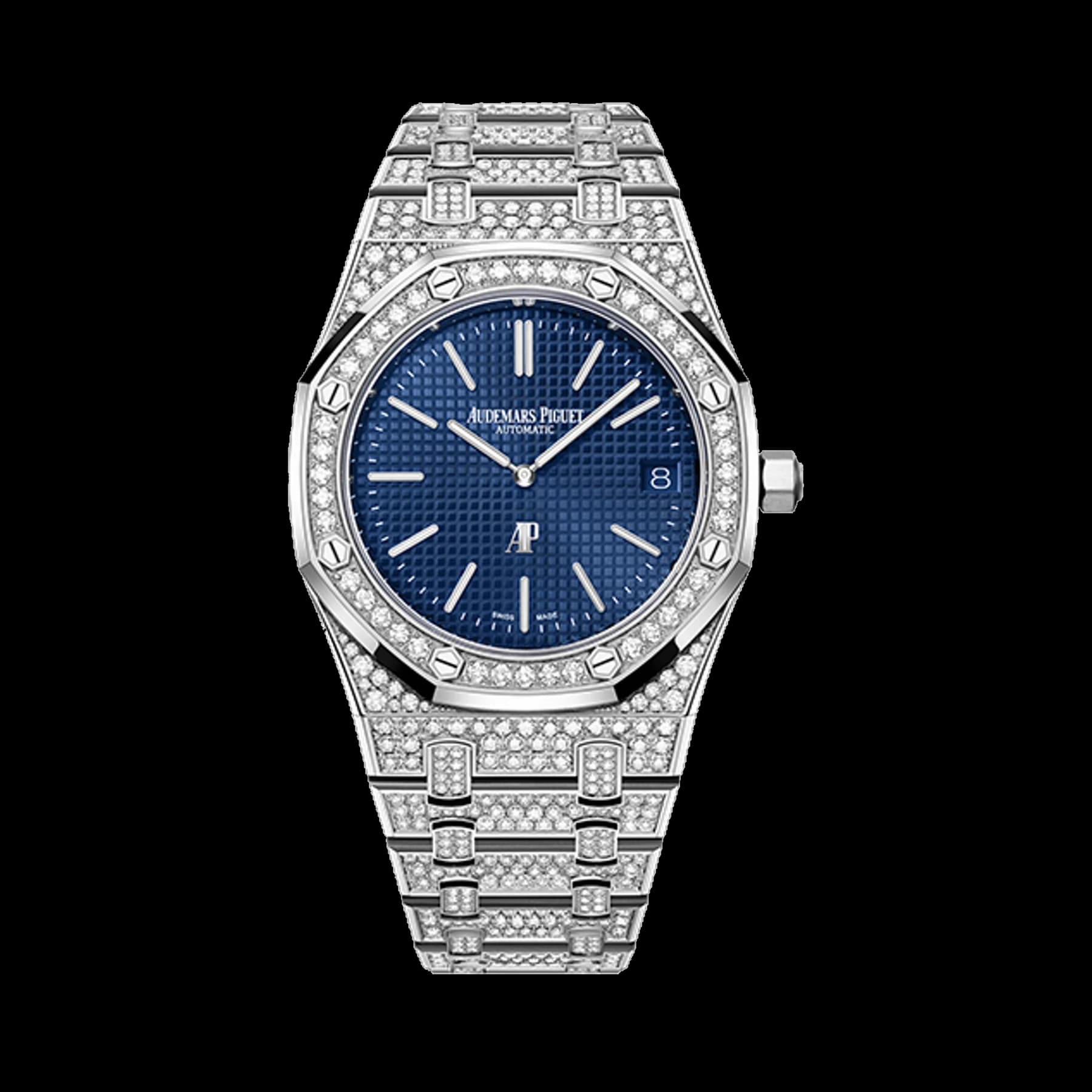 Audemars Piguet Royal Oak 16202BC.ZZ.1241BC.02 “Jumbo” Extra-Thin 18-carat white gold