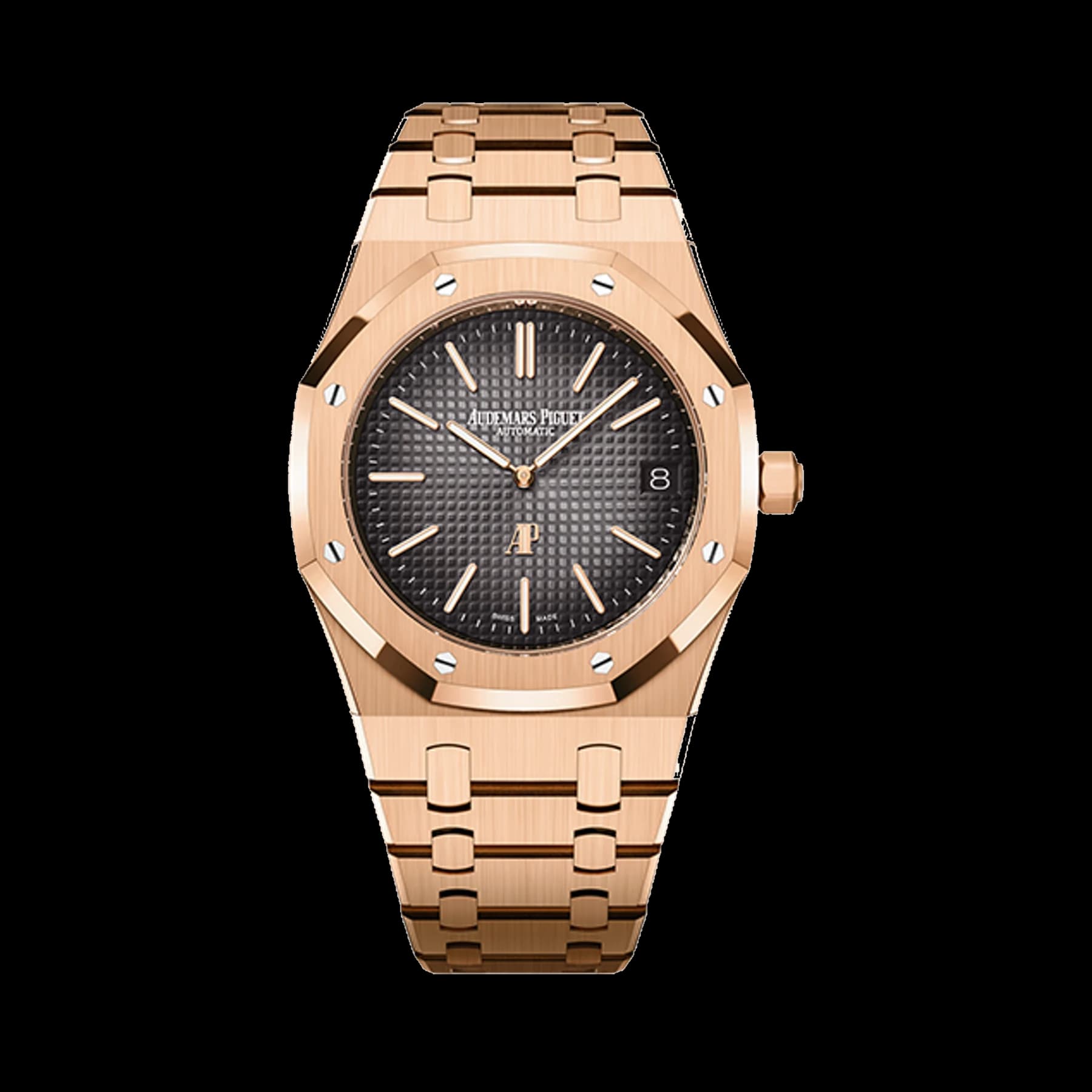 Audemars Piguet Royal Oak 16202OR.OO.1240OR.01 "Jumbo" Extra-Thin "50ᵀᴴ Anniversary" 18-carat pink gold