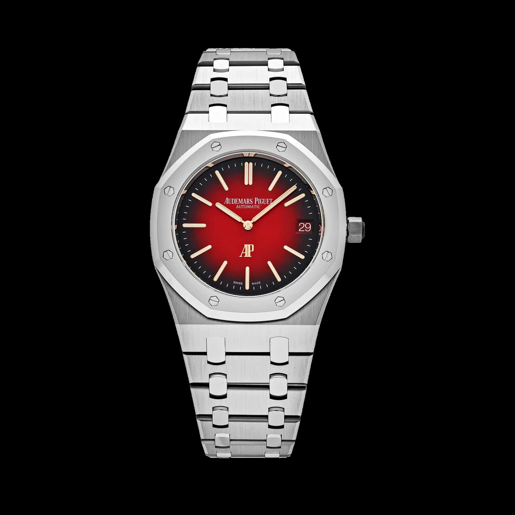 Audemars Piguet Royal Oak 16202XT.OO.1240XT.01 'Jumbo' Extra-Thin Titanium Burgundy Dial