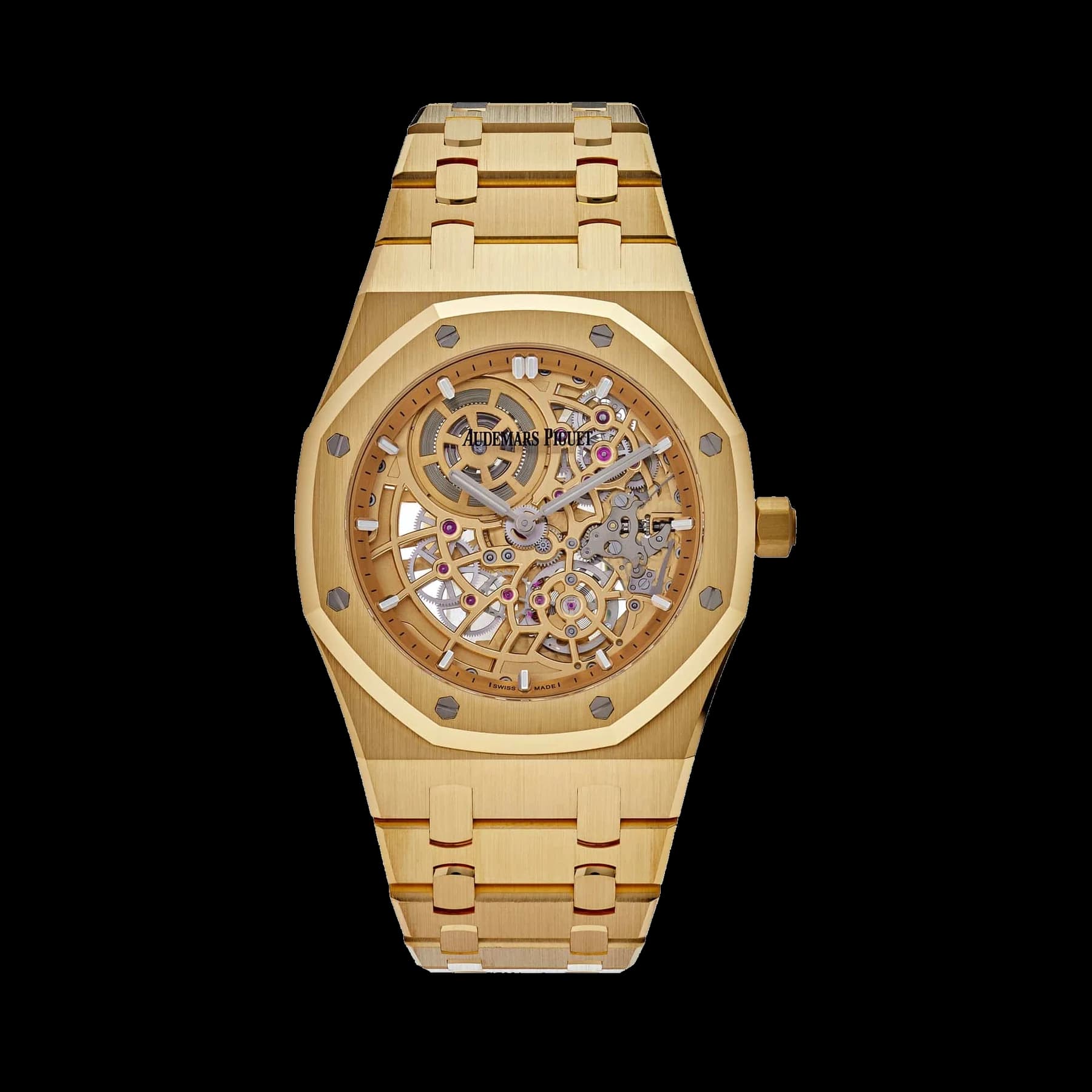 Audemars Piguet Royal Oak 16204BA.OO.1240BA.01 Jumbo Extra-Thin Yellow Gold Openworked (2024)