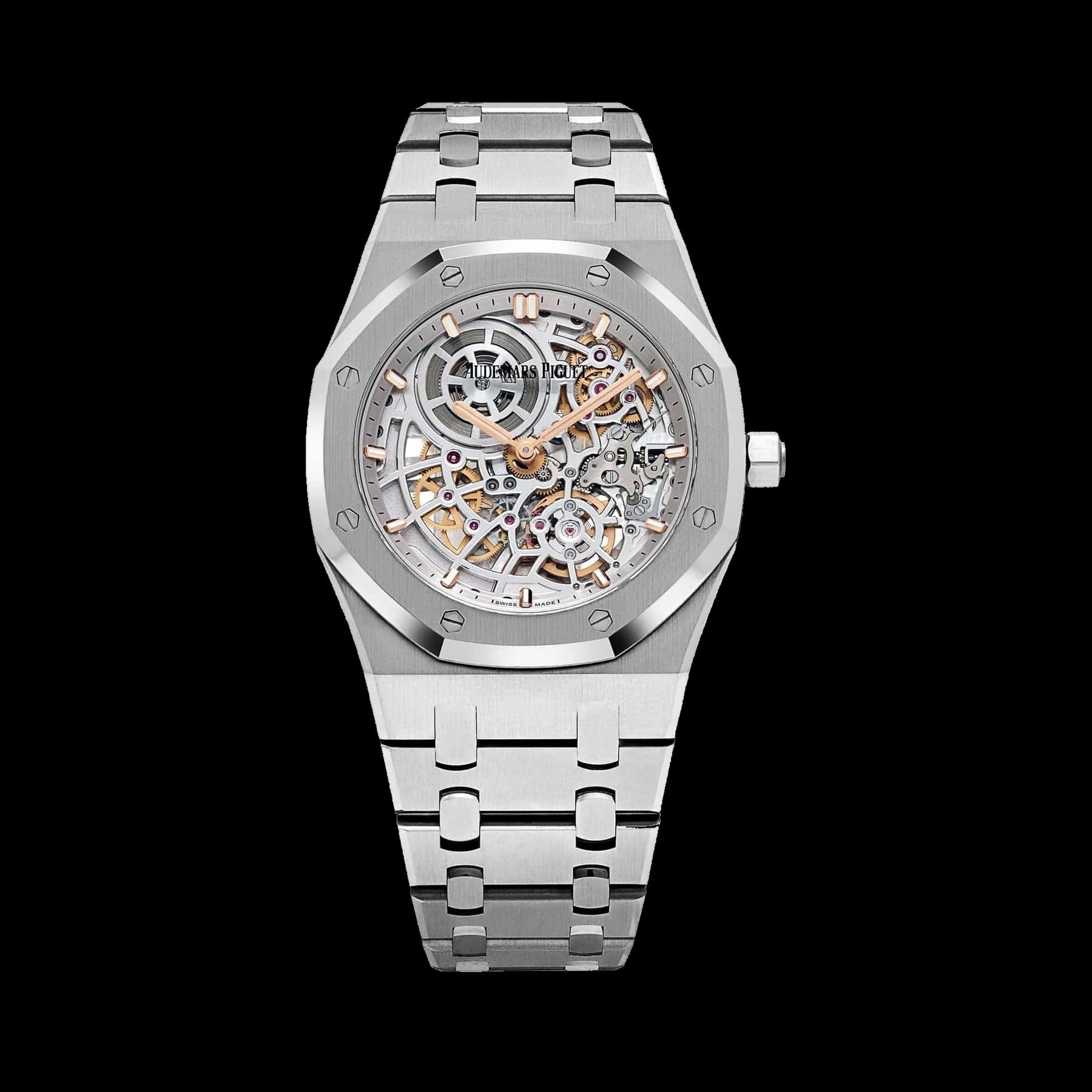 Audemars Piguet Royal Oak 16204ST.OO.1240ST.01 'Jumbo Extra-Thin' 50th Anniversary Stainless Steel Openworked