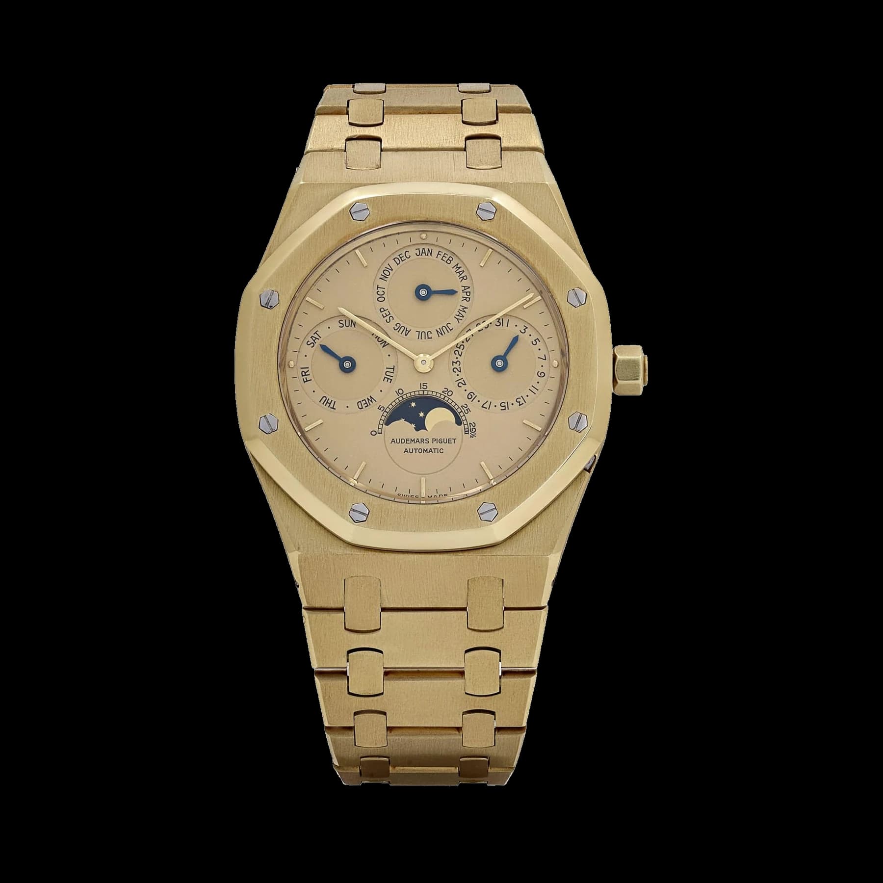 Audemars Piguet Royal Oak Perpetual Calendar 25654BA.OO.0944BA.01 Yellow Gold Gold Dial (1989)