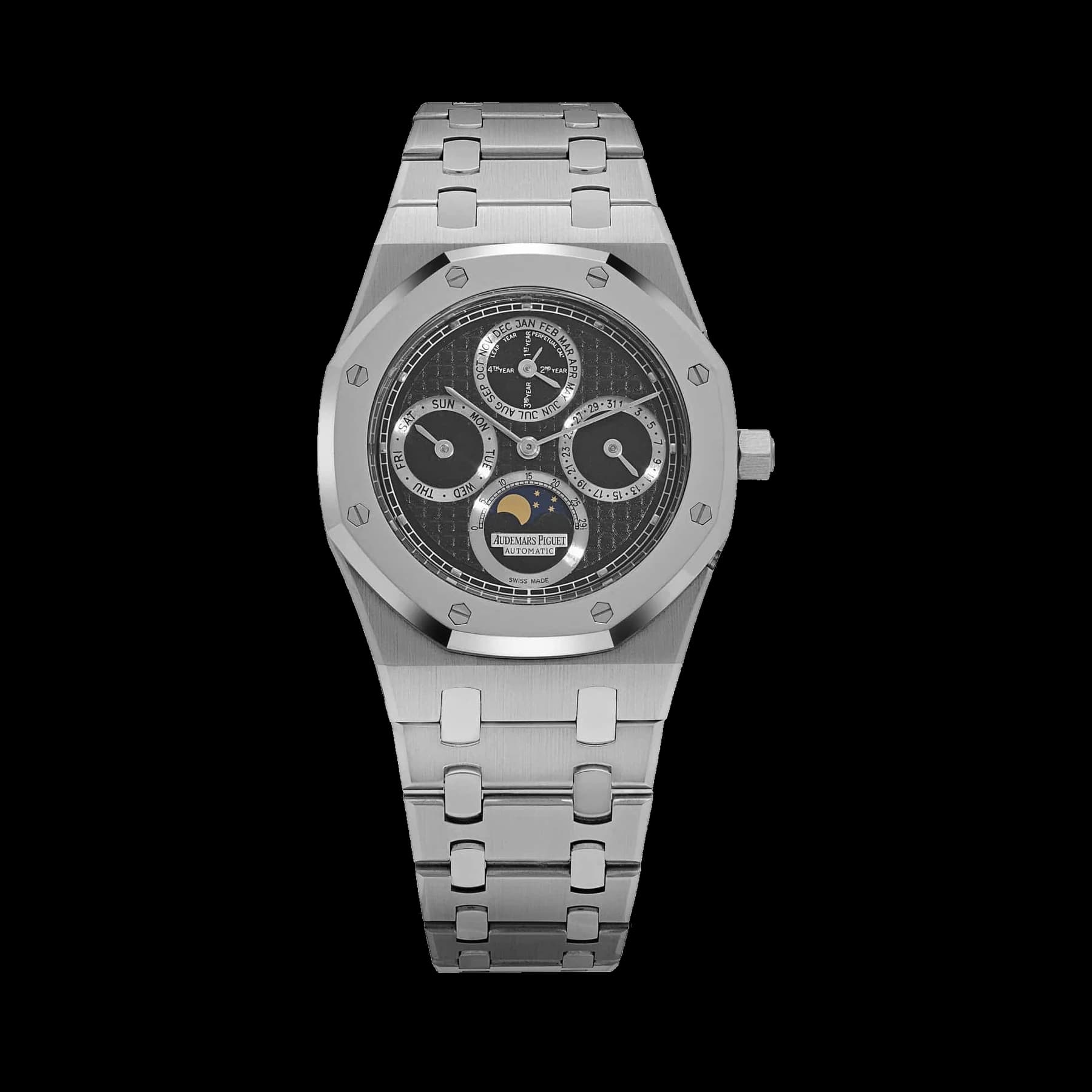 Audemars Piguet Royal Oak Perpetual Calendar 25820SP.O.0944SP.01 Stainless Steel Platinum Black Dial