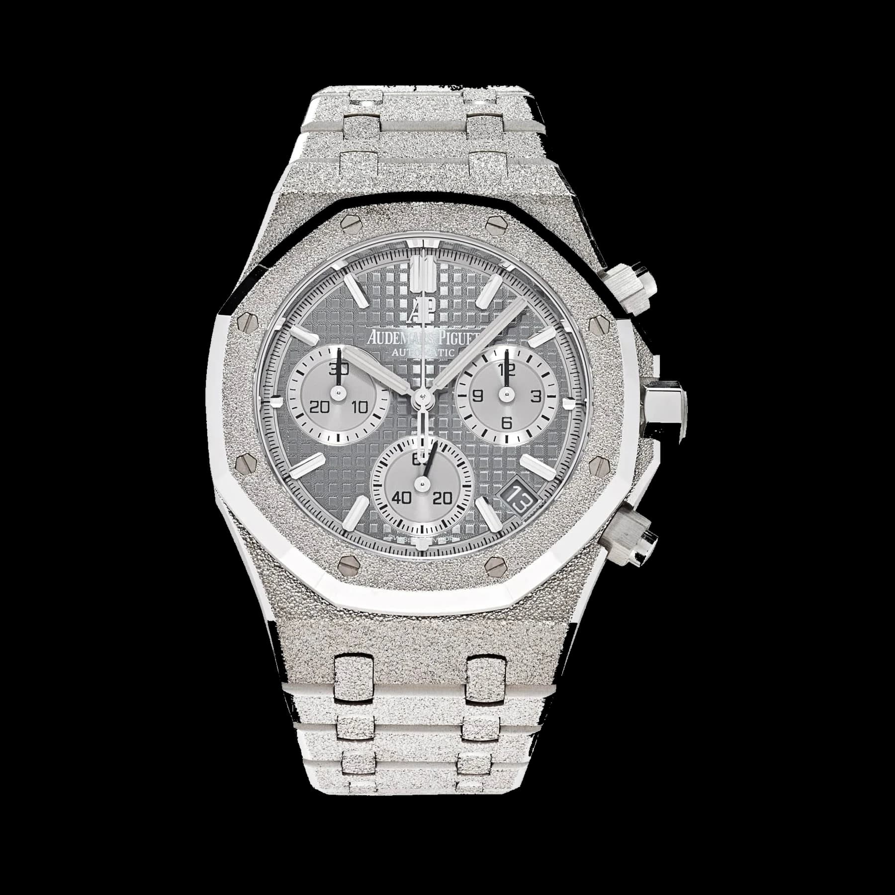 Audemars Piguet Royal Oak 26239BC.GG.1224BC.01 Chronograph Frosted White Gold Limited Edition of 200