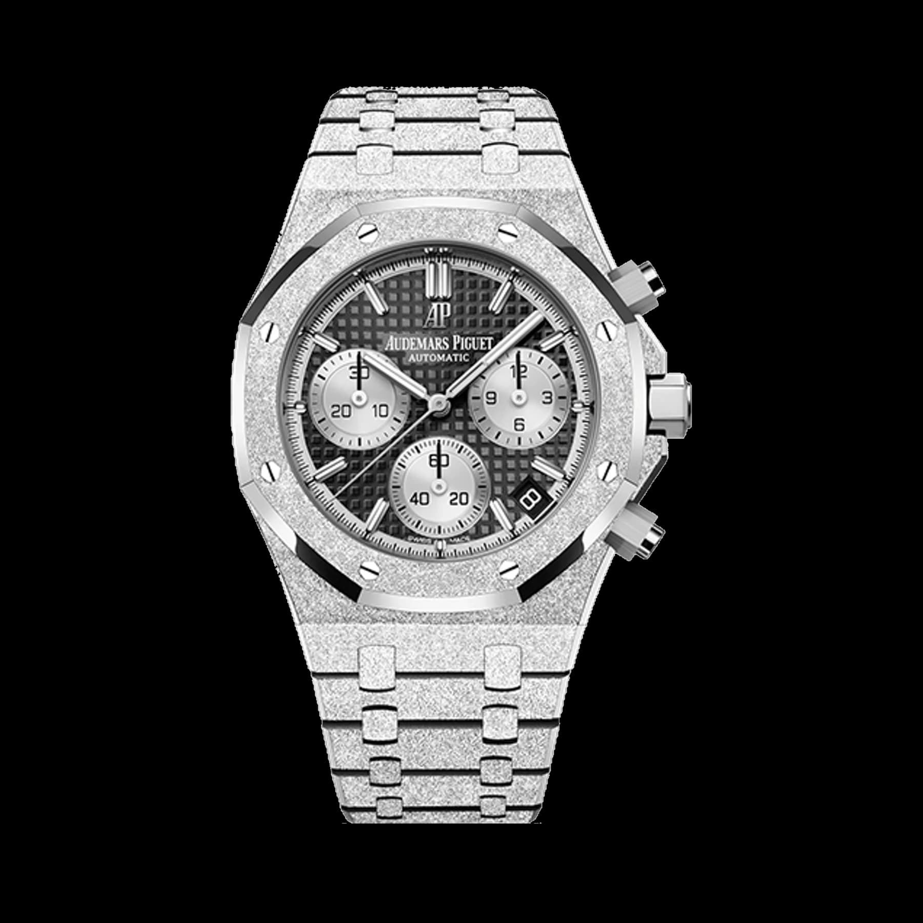 Audemars Piguet Royal Oak 26239BC.GG.1224BC.02 Frosted Gold Selfwinding Chronograph 18-carat white gold