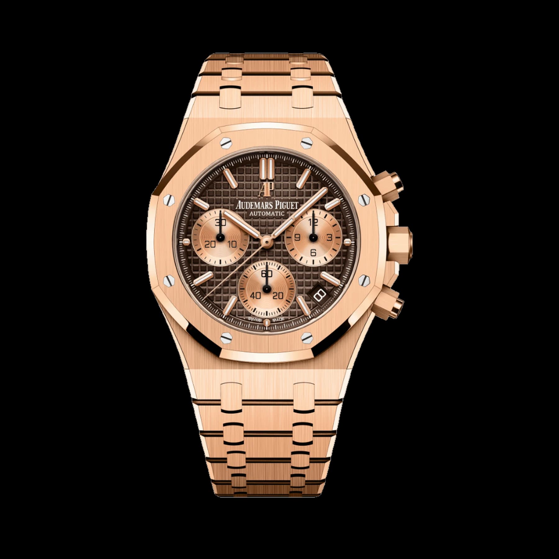 Audemars Piguet Royal Oak Selfwinding Chronograph 41mm Rose Gold Brown Dial 26239OR.OO.1220OR.02