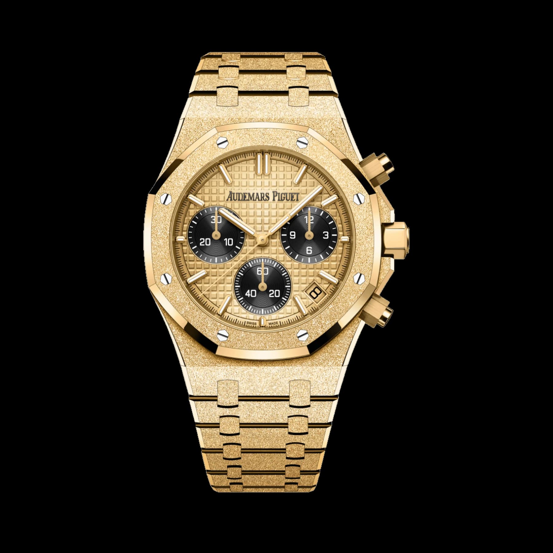 Audemars Piguet Royal Oak Selfwinding Chronograph Frosted Yellow Gold 26240BA.GG.1324BA.01