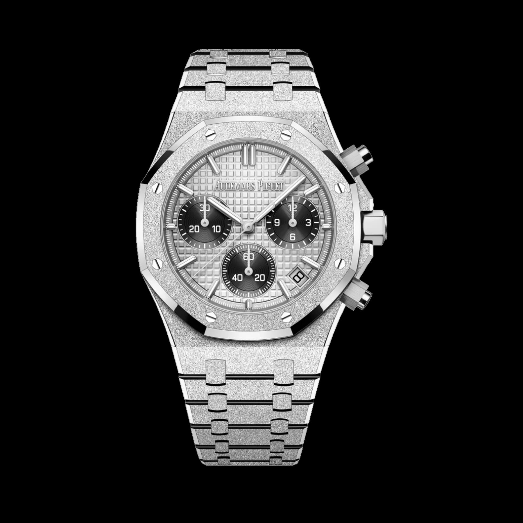 Audemars Piguet Royal Oak Selfwinding Chronograph Frosted White Gold 26240BC.GG.1324BC.01