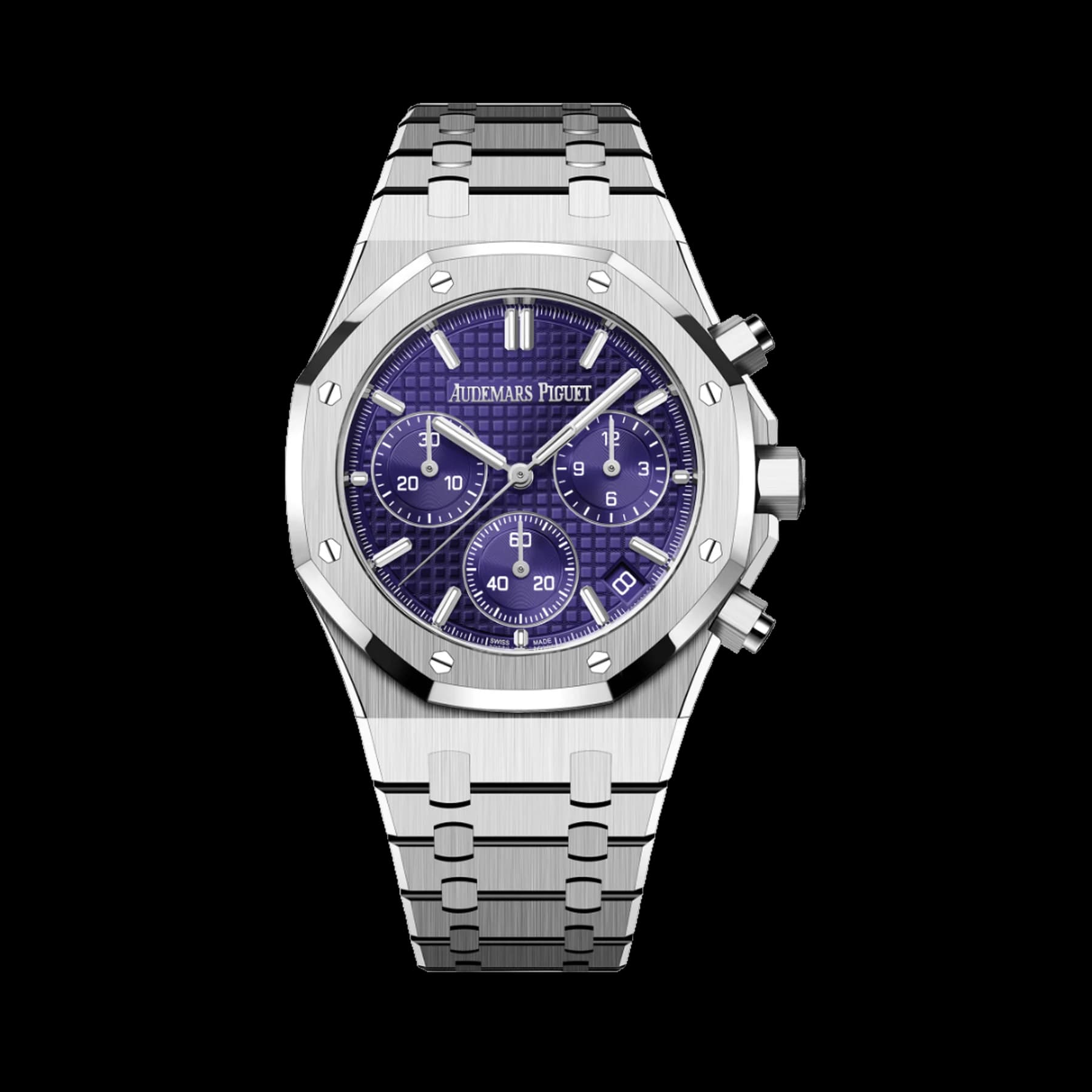 Audemars Piguet Royal Oak 26240BC.OO.1320BC.01 Chronograph 'Domaine de Murtoli Special Edition' White Gold Purple Dial