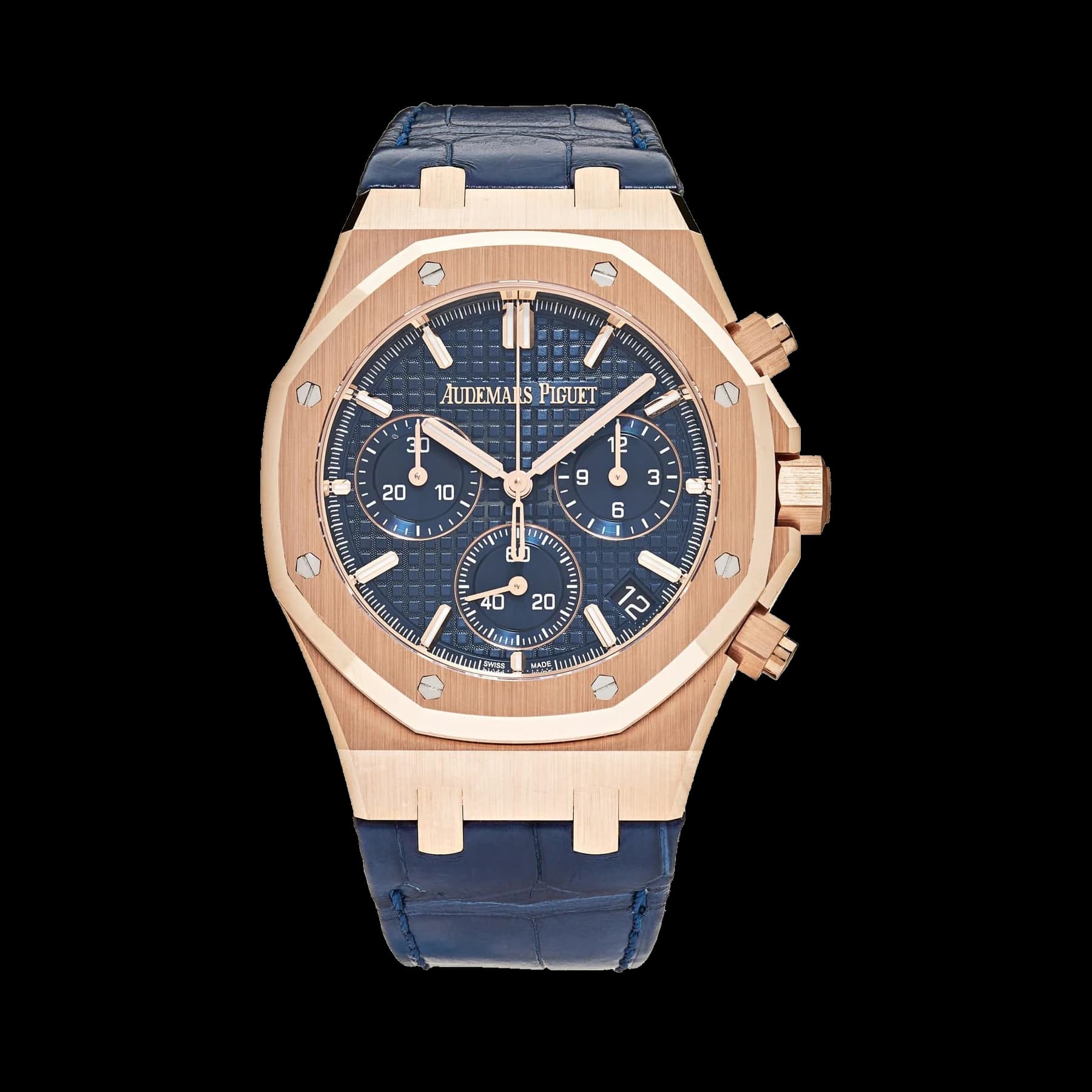 Audemars Piguet Royal Oak 26240OR.OO.D315CR.01 Chronograph '50th Anniversary' Rose Gold Blue Dial (2022)