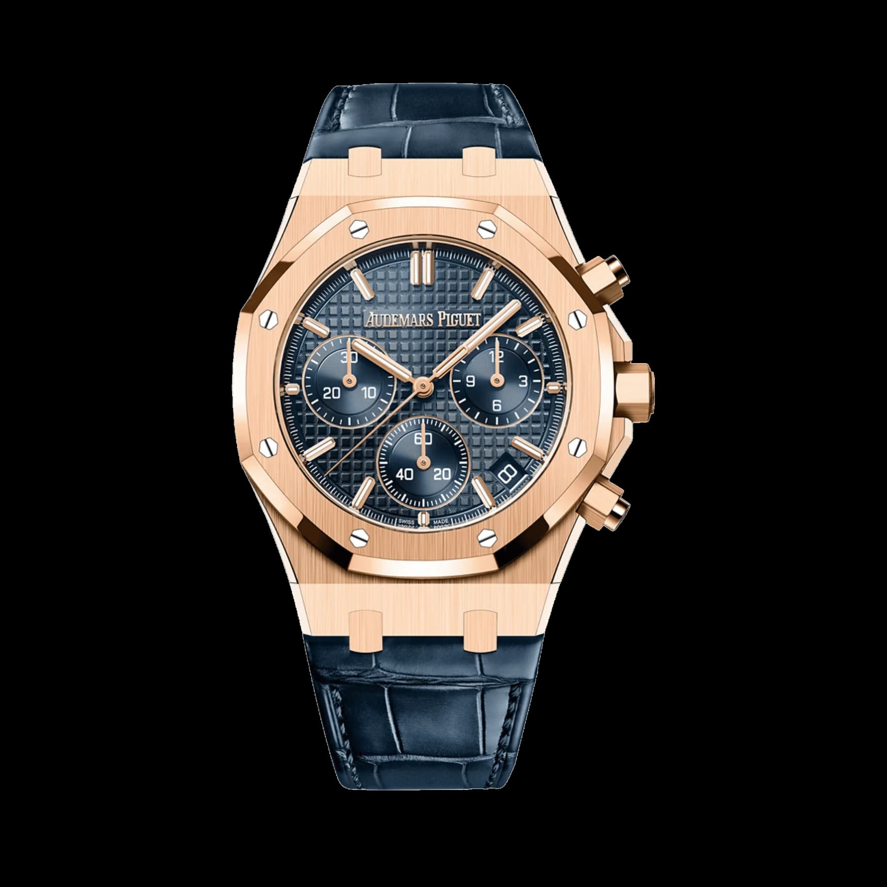 Audemars Piguet Royal Oak 26240OR.OO.D315CR.02 Chronograph Rose Gold Blue Dial (2025)