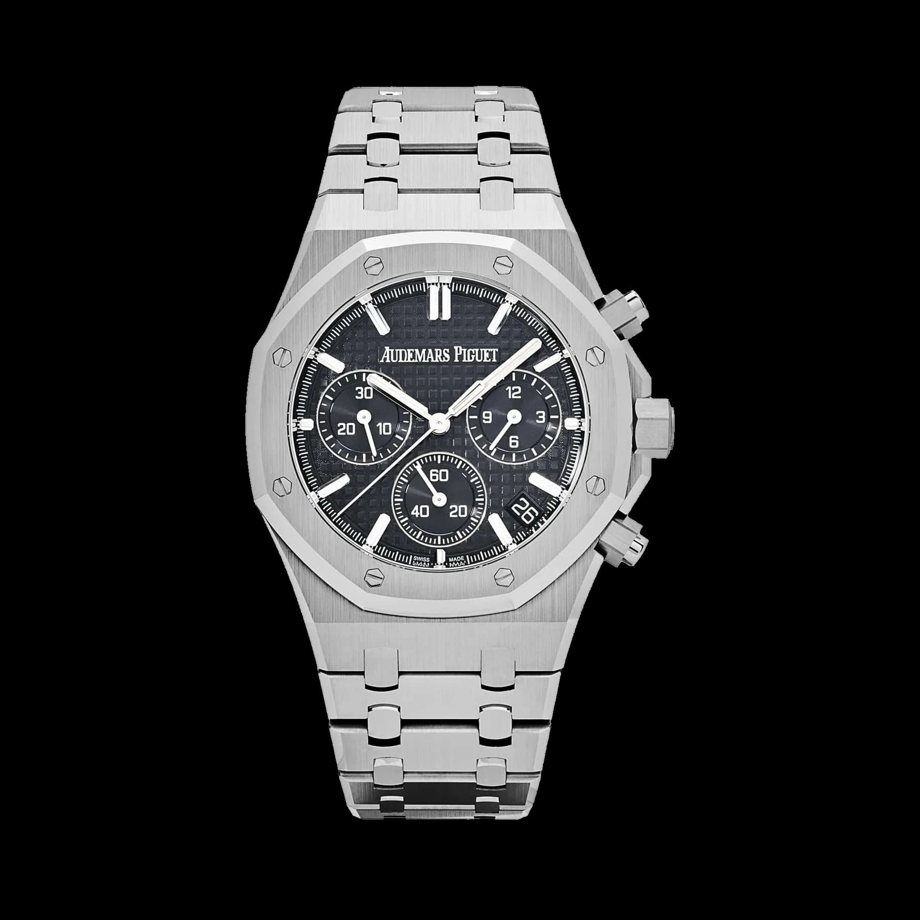 Audemars Piguet Royal Oak 26240ST.OO.1320ST.02 Selfwinding Chronograph '50th Anniversary' Stainless Steel Black Dial