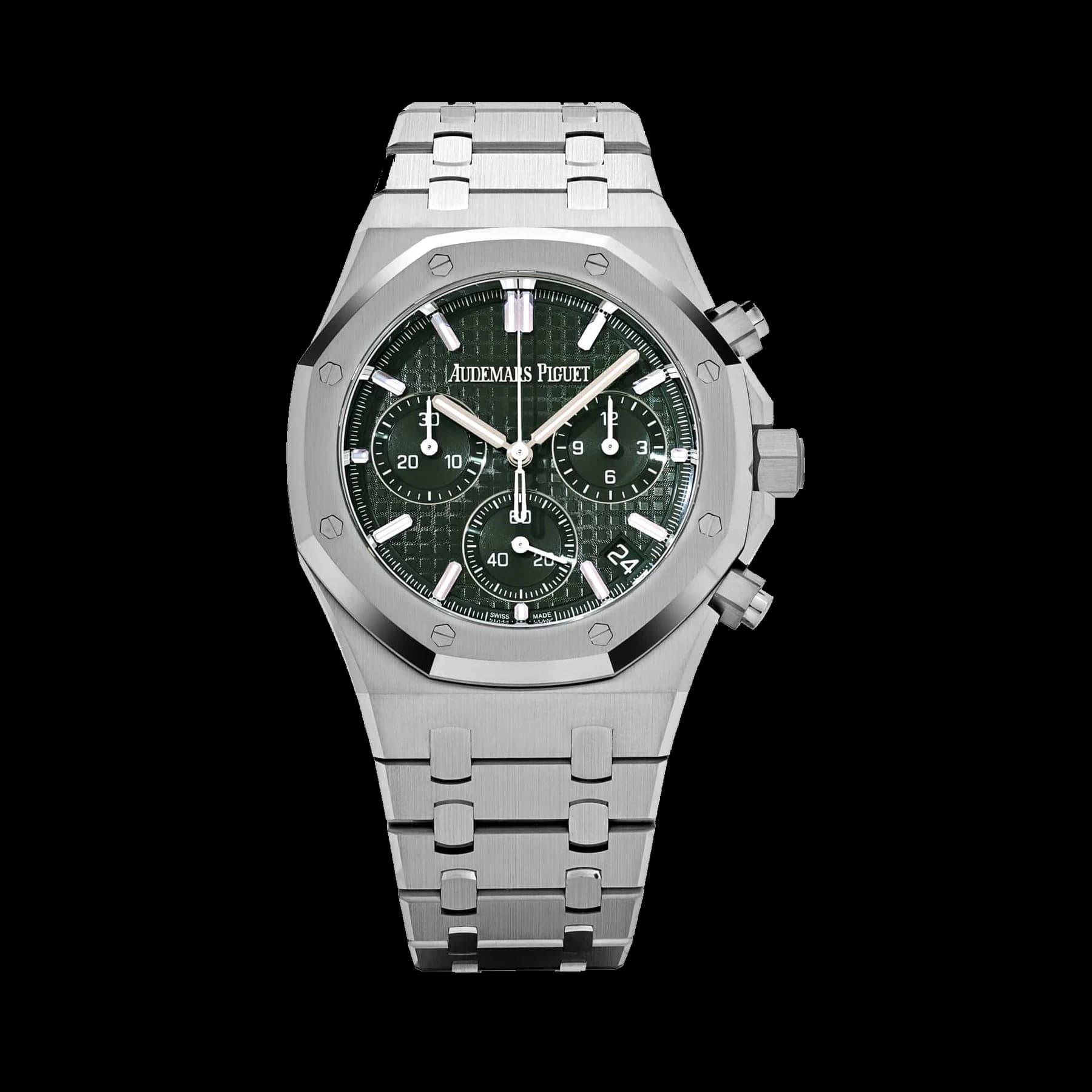 Audemars Piguet Royal Oak 26240ST.OO.1320ST.08 Chronograph Stainless Steel Green Dial (2026)