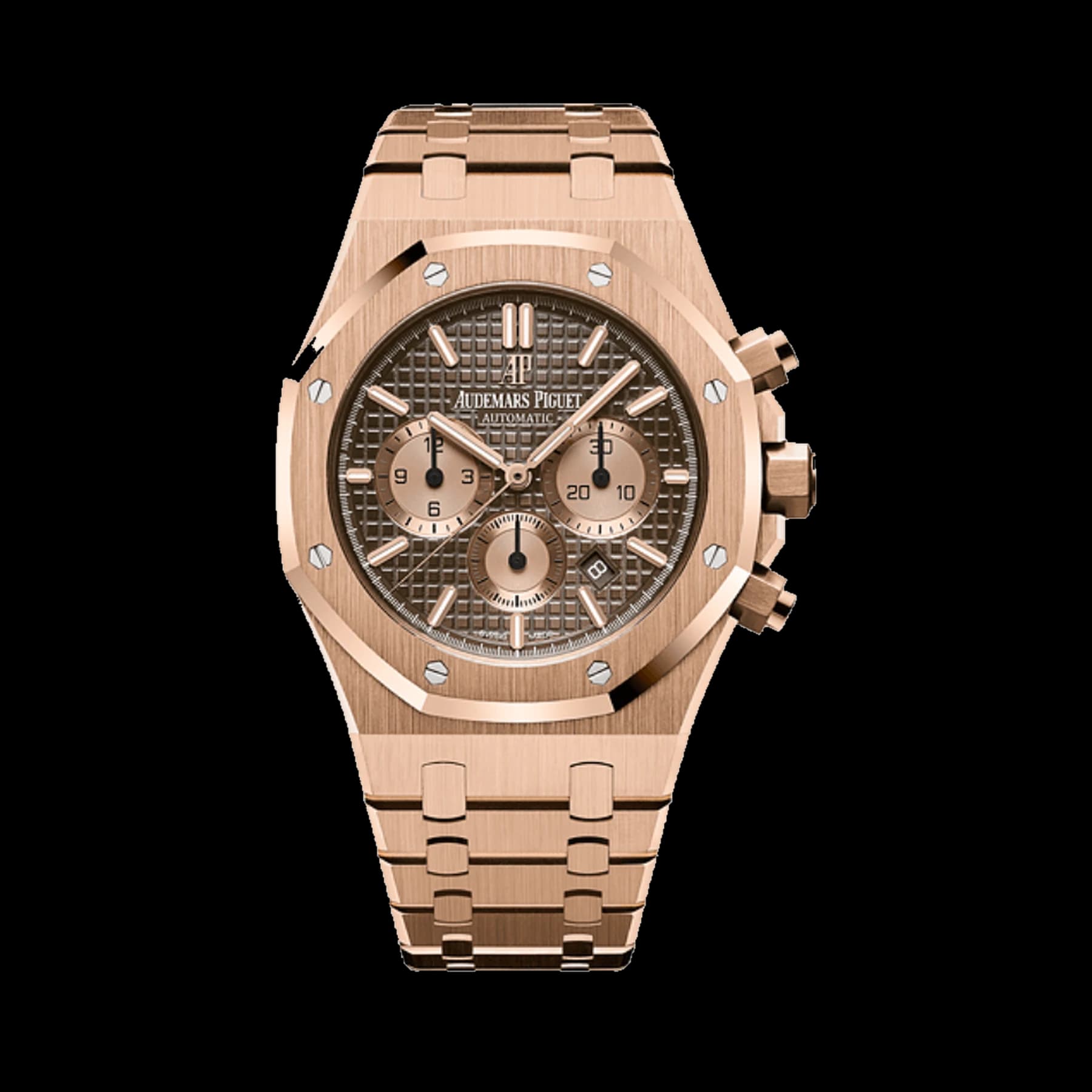 Audemars Piguet Royal Oak Selfwinding Chronograph 26331OR.OO.1220OR.02 Rose Gold Brown Dial