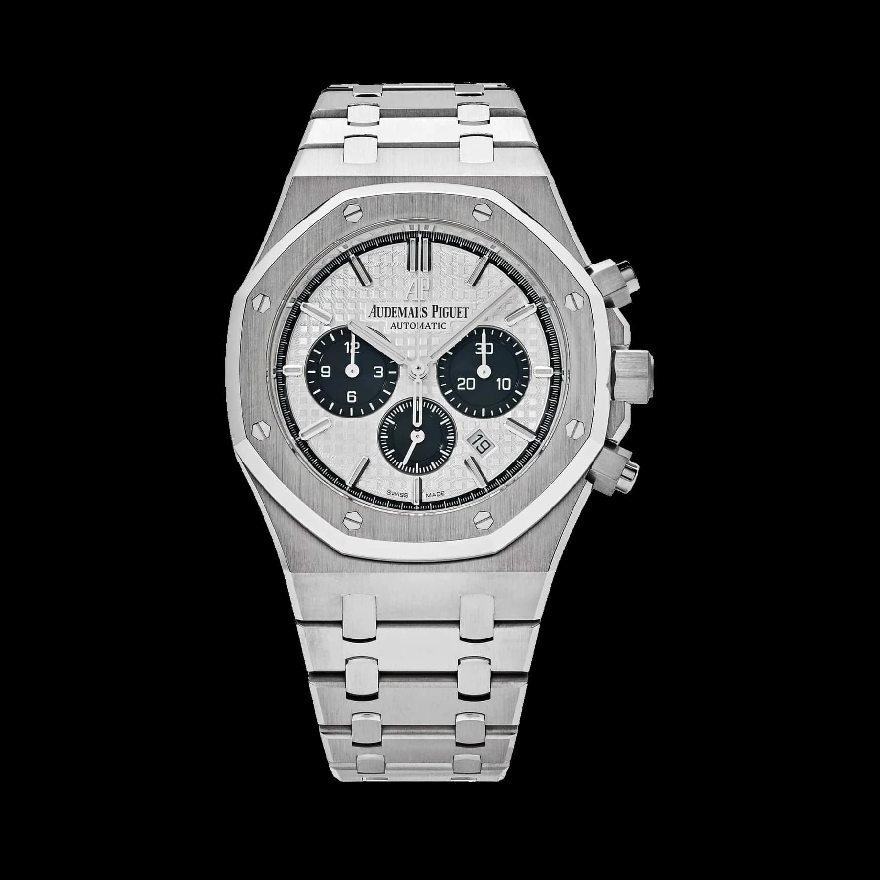 Audemars Piguet Royal Oak 26331ST.OO.1220ST.03 Selfwinding Chronograph Stainless Steel White Dial