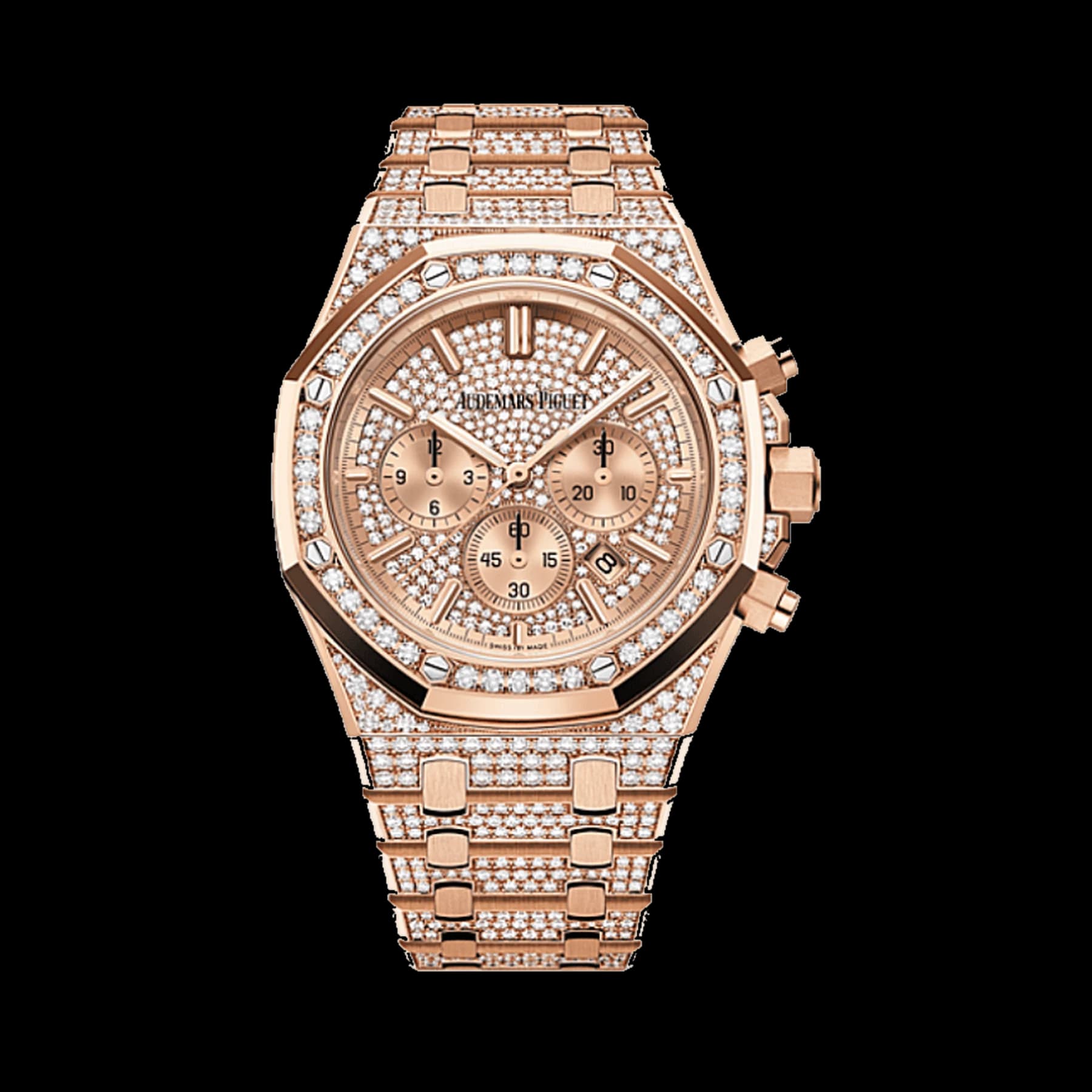 Audemars Piguet Royal Oak 26333OR.ZZ.1220OR.01 Chronograph Rose Gold Diamond Set (2021)