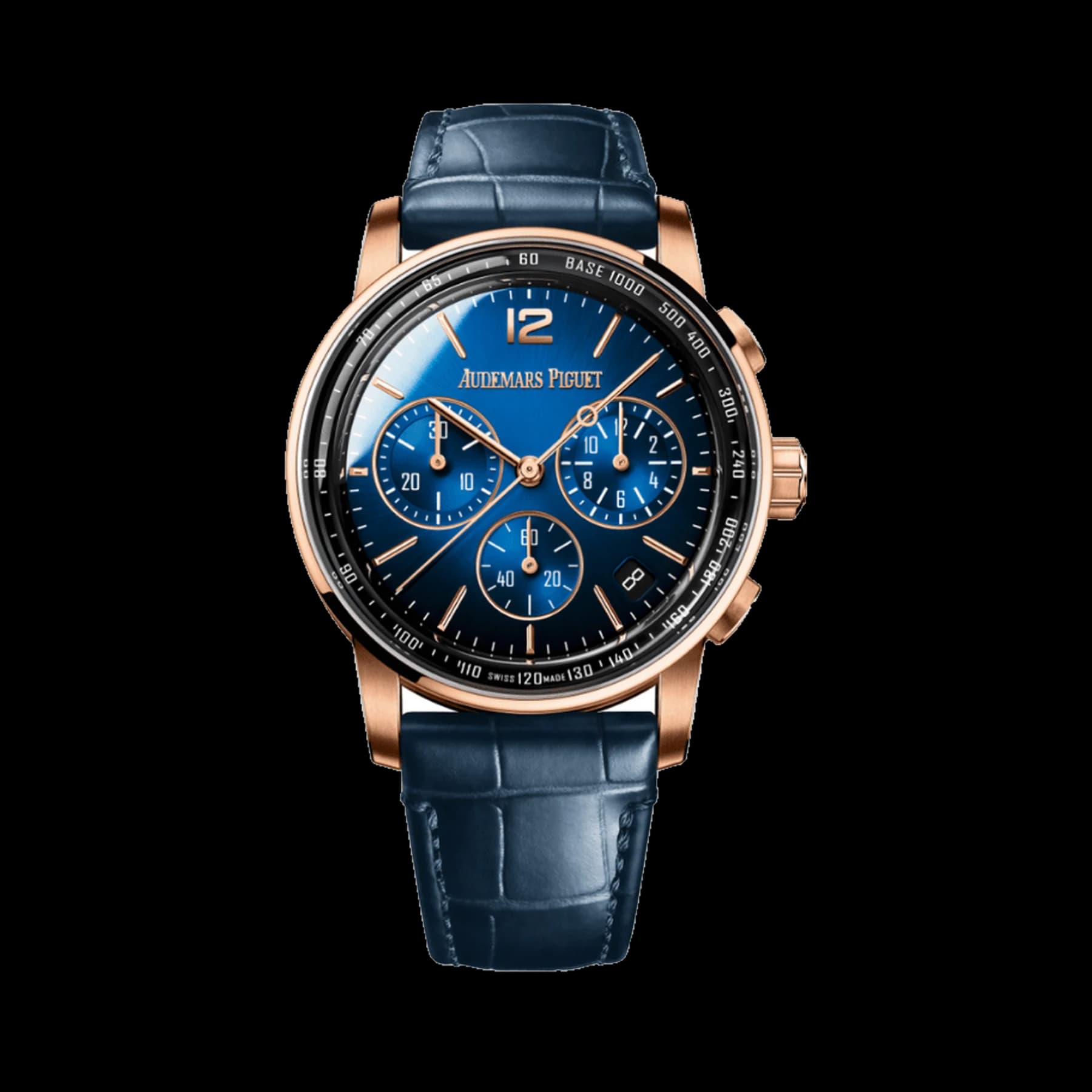Audemars Piguet Selfwinding Chronograph Code 11.59 26393OR.OO.A028CR.01 Lacquered Blue Dial