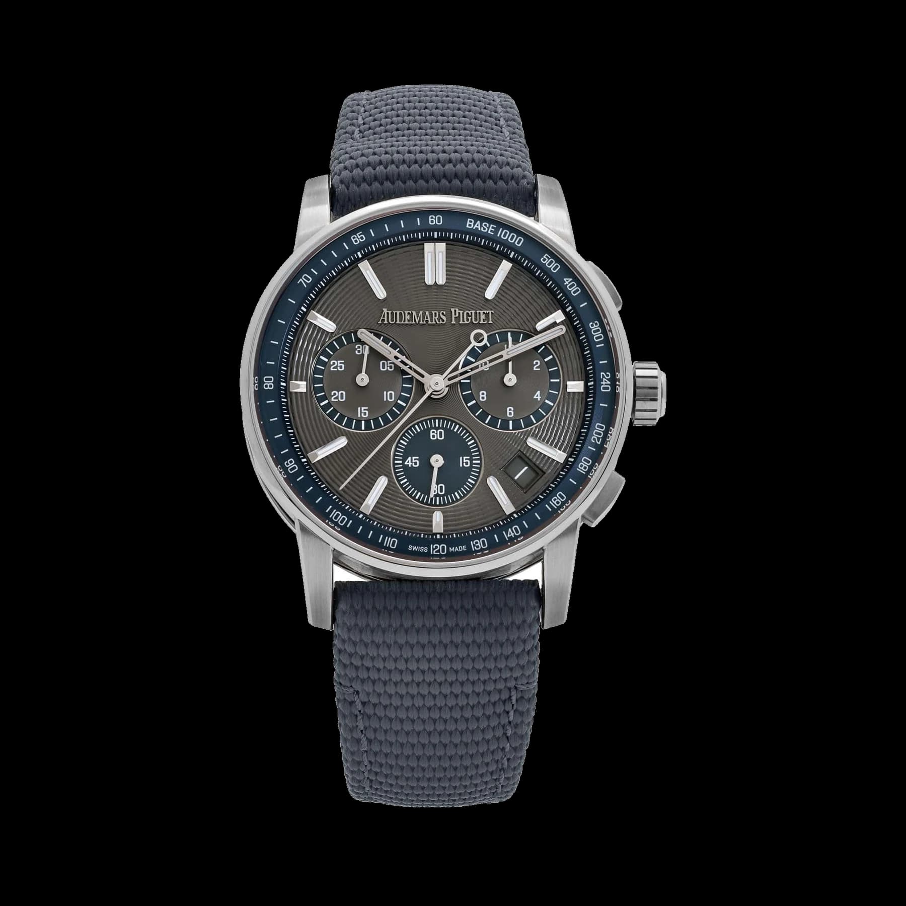 Audemars Piguet Code 11.59 Selfwinding Chronograph 26393ST.OO.A009KB.01 Stainless Steel Grey Dial Blue Accents (2025)