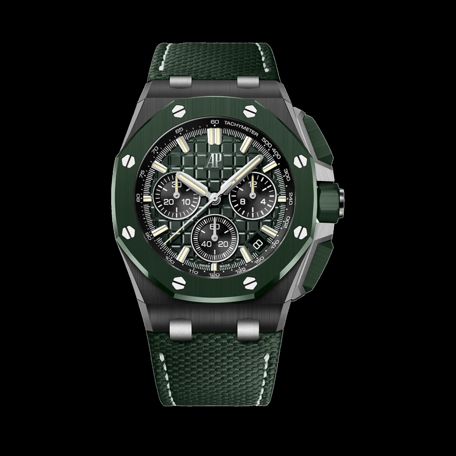 Audemars Piguet Royal Oak Offshore 26420CE.OO.A063VE.01 Selfwinding Chronograph Black and Green Ceramic (2025)