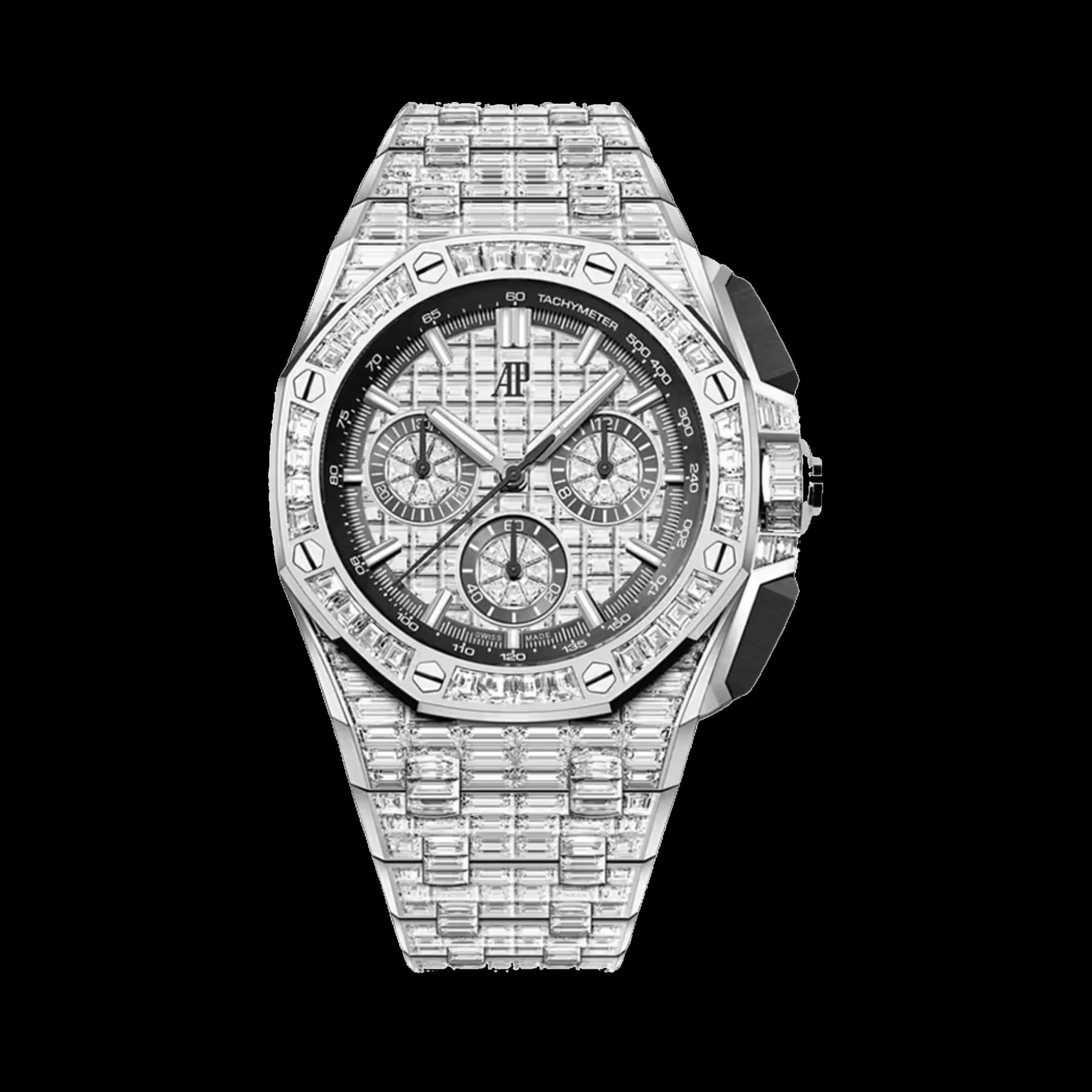 Audemars Piguet Royal Oak Offshore 26425BC.ZZ.8045BC.01 Chronograph White Gold Diamond Set
