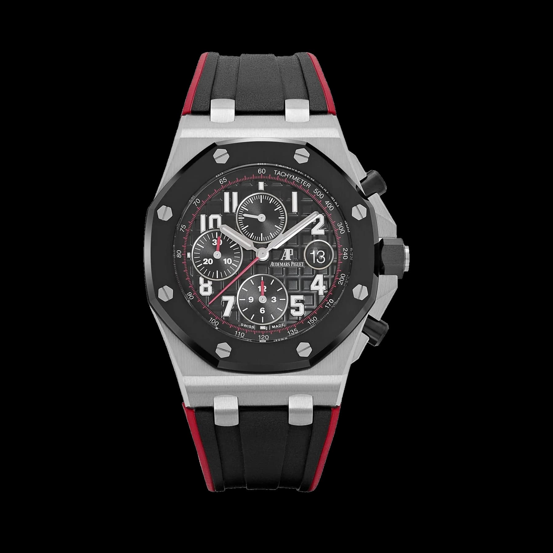 Audemars Piguet Royal Oak Offshore Chronograph 26470SO.OO.A002CA.01 'Vampire' Stainless Steel Black Dial