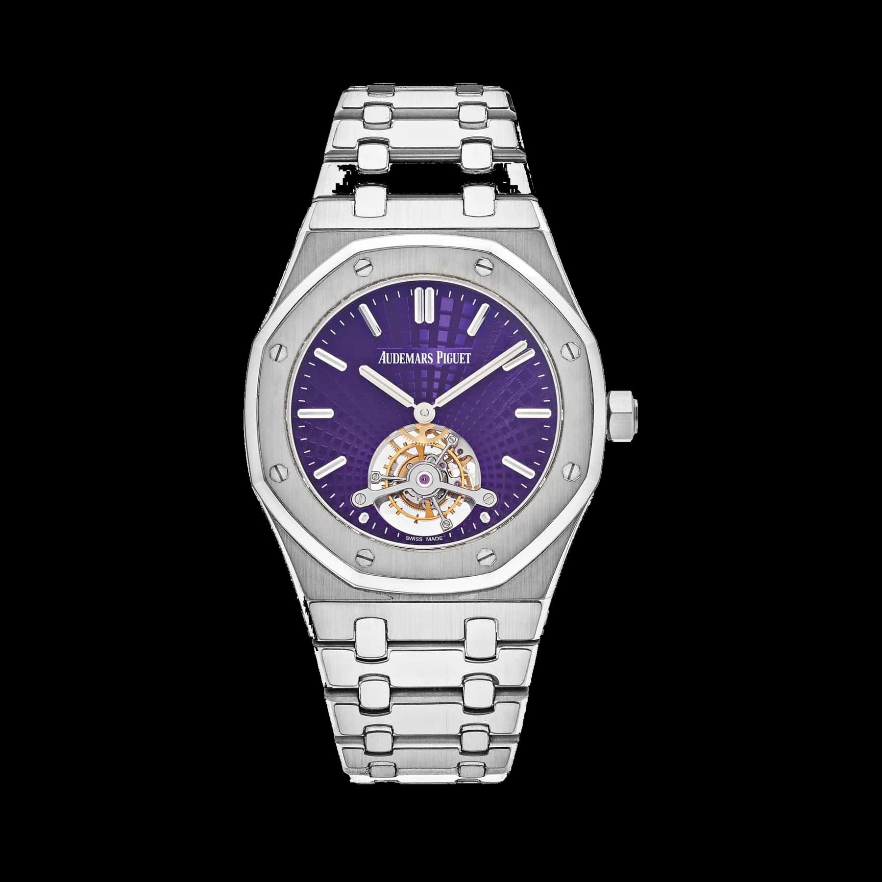 Audemars Piguet Royal Oak Tourbillon Extra Thin Purple Dial 26522ST.OO.1220ST.01